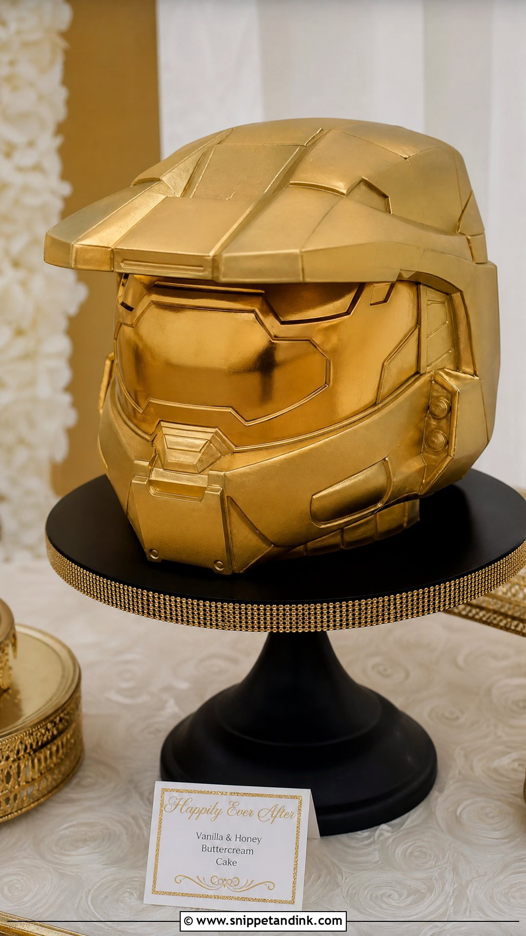 C 3PO Groom Cake - Snippet and Ink - 25 Star Wars Groom Cake Ideas
