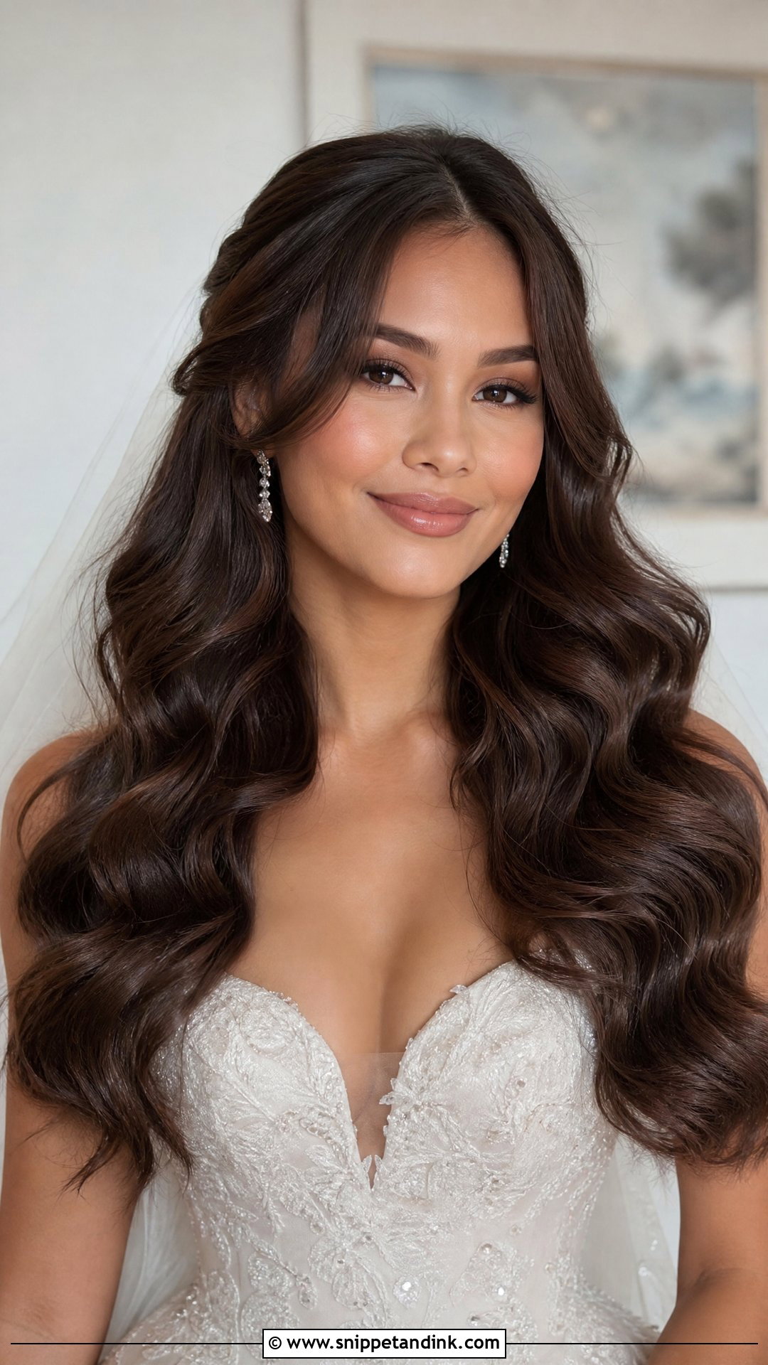 Caila Quinn Loose Curl Wedding Hair - Snippet and Ink - 15 Caila Quinn Wedding Hair Ideas