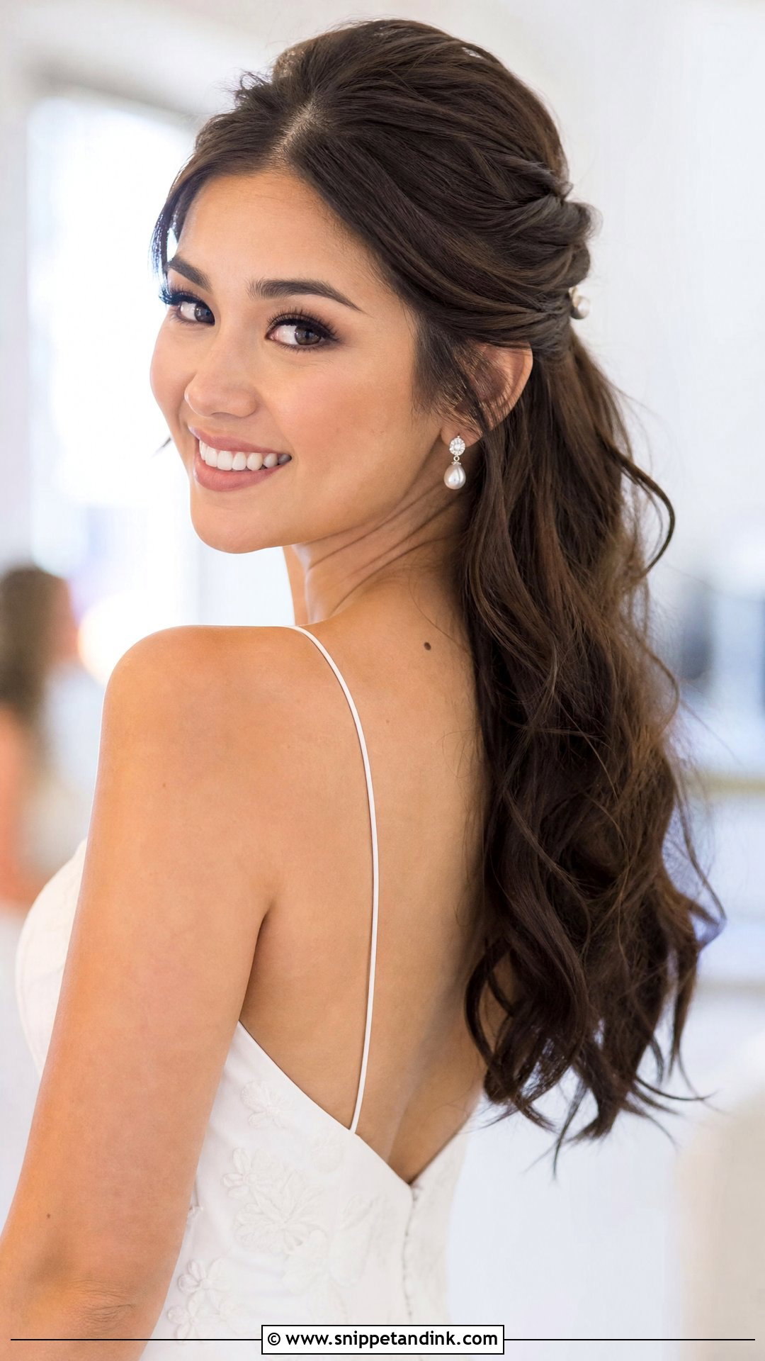 Caila Quinn Reception Hair - Snippet and Ink - 15 Caila Quinn Wedding Hair Ideas