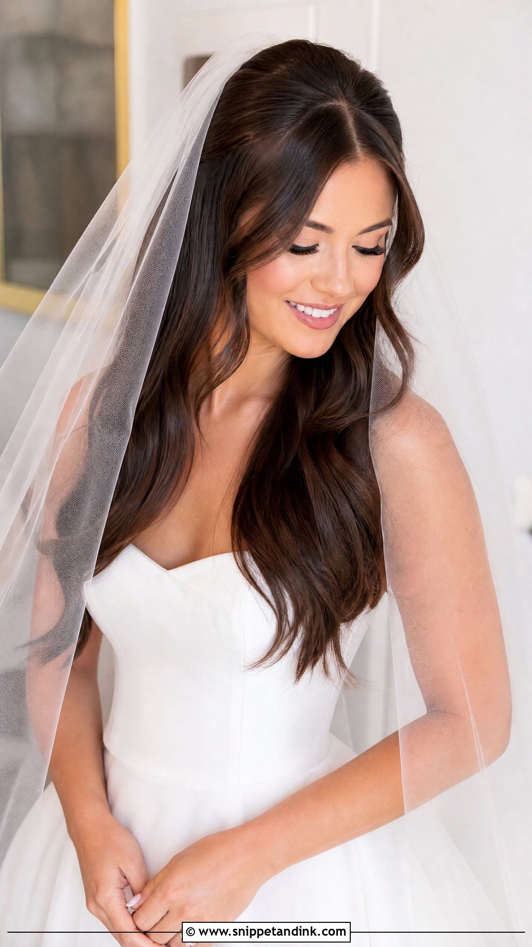 Caila Quinn Wedding Hair With Veil - Snippet and Ink - 15 Caila Quinn Wedding Hair Ideas