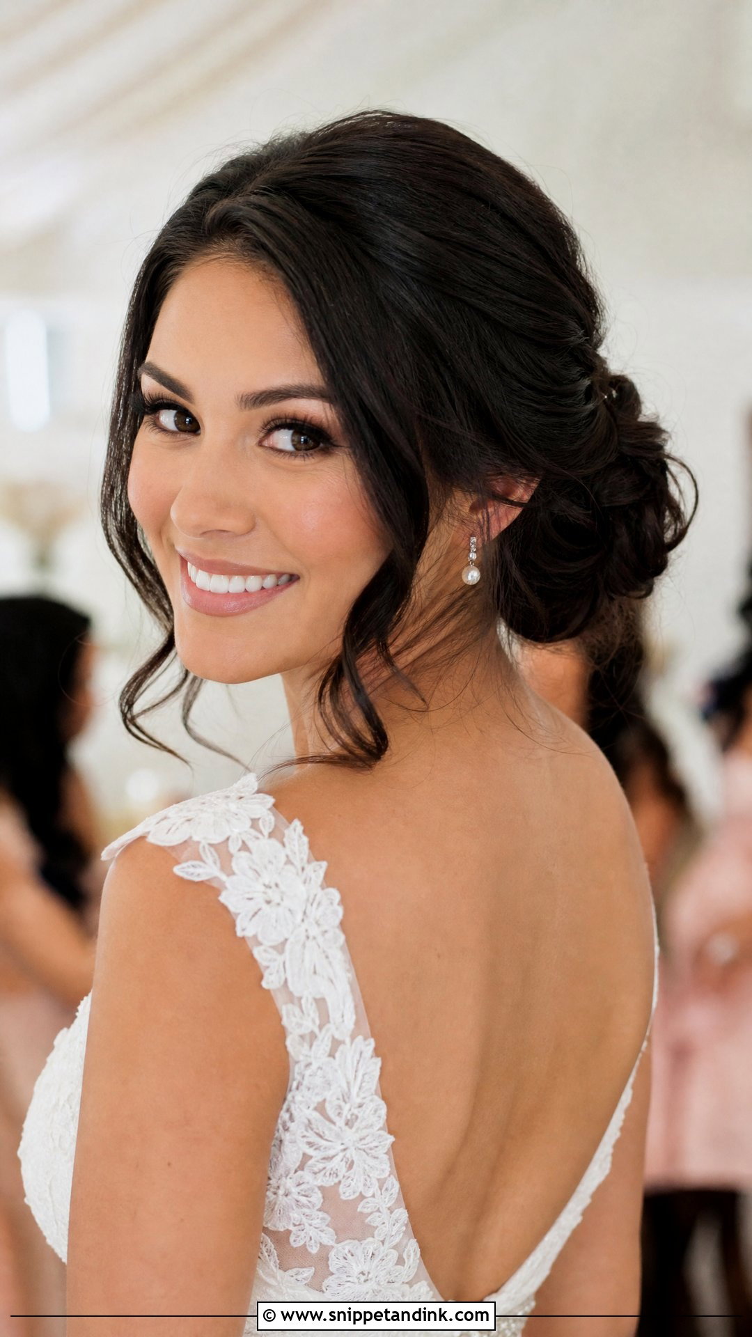 Caila Quinn Wedding Updo - Snippet and Ink - 15 Caila Quinn Wedding Hair Ideas