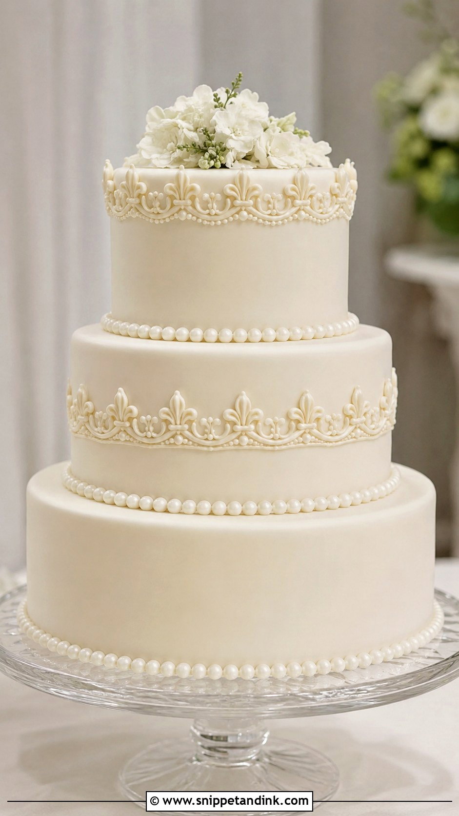 Cake Crown Wedding Cake Top - Snippet and Ink - 25 Wedding Cake Tops