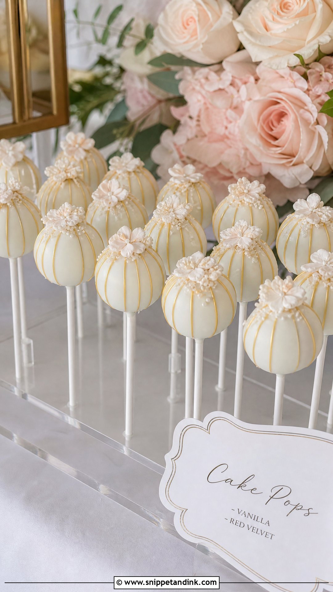 Cake Pops - Snippet and Ink - 20 Wedding Dessert Ideas