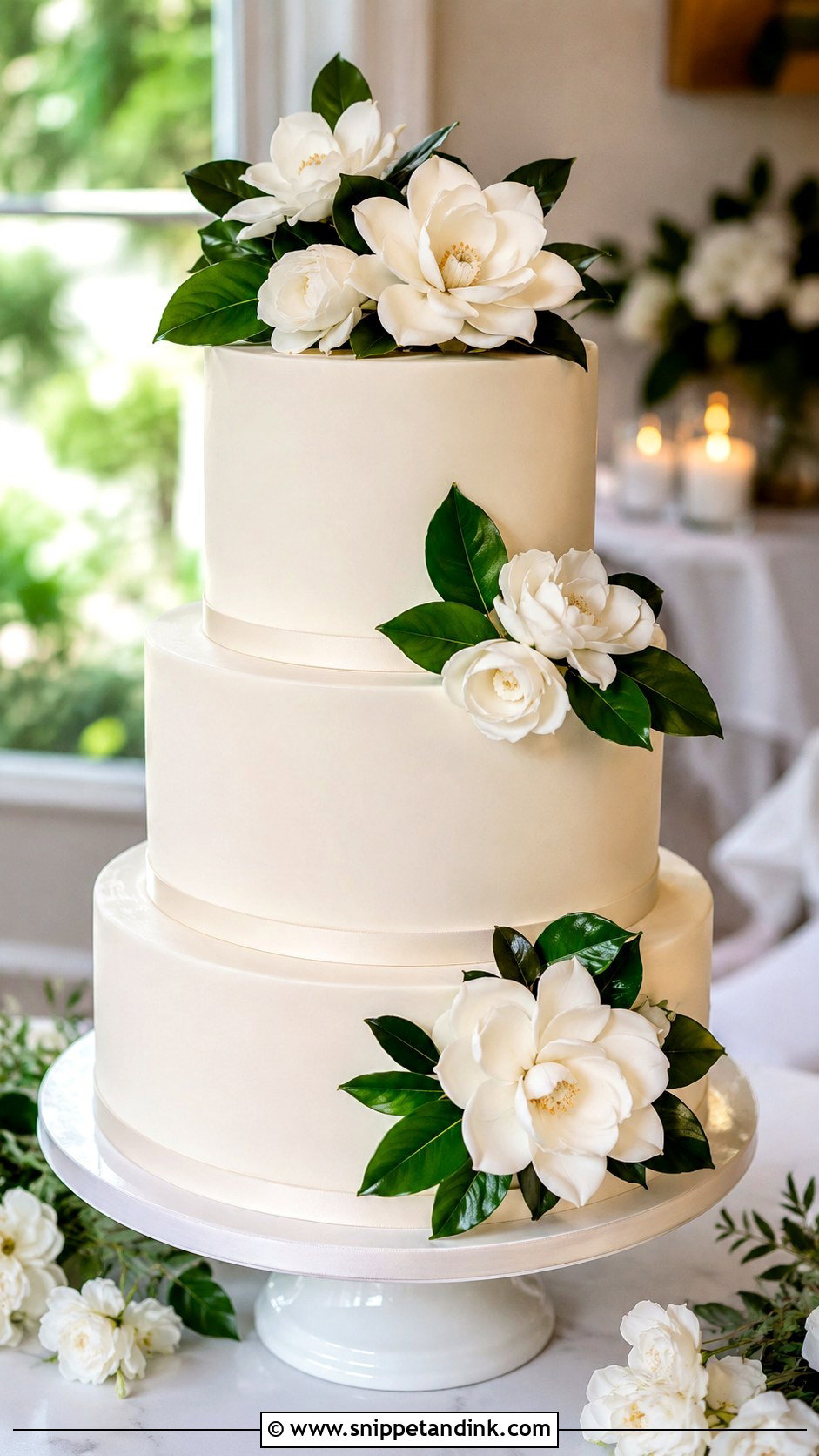 Calla Lily Wedding Cake - Snippet and Ink - 25 Flowers for Wedding Cake Ideas