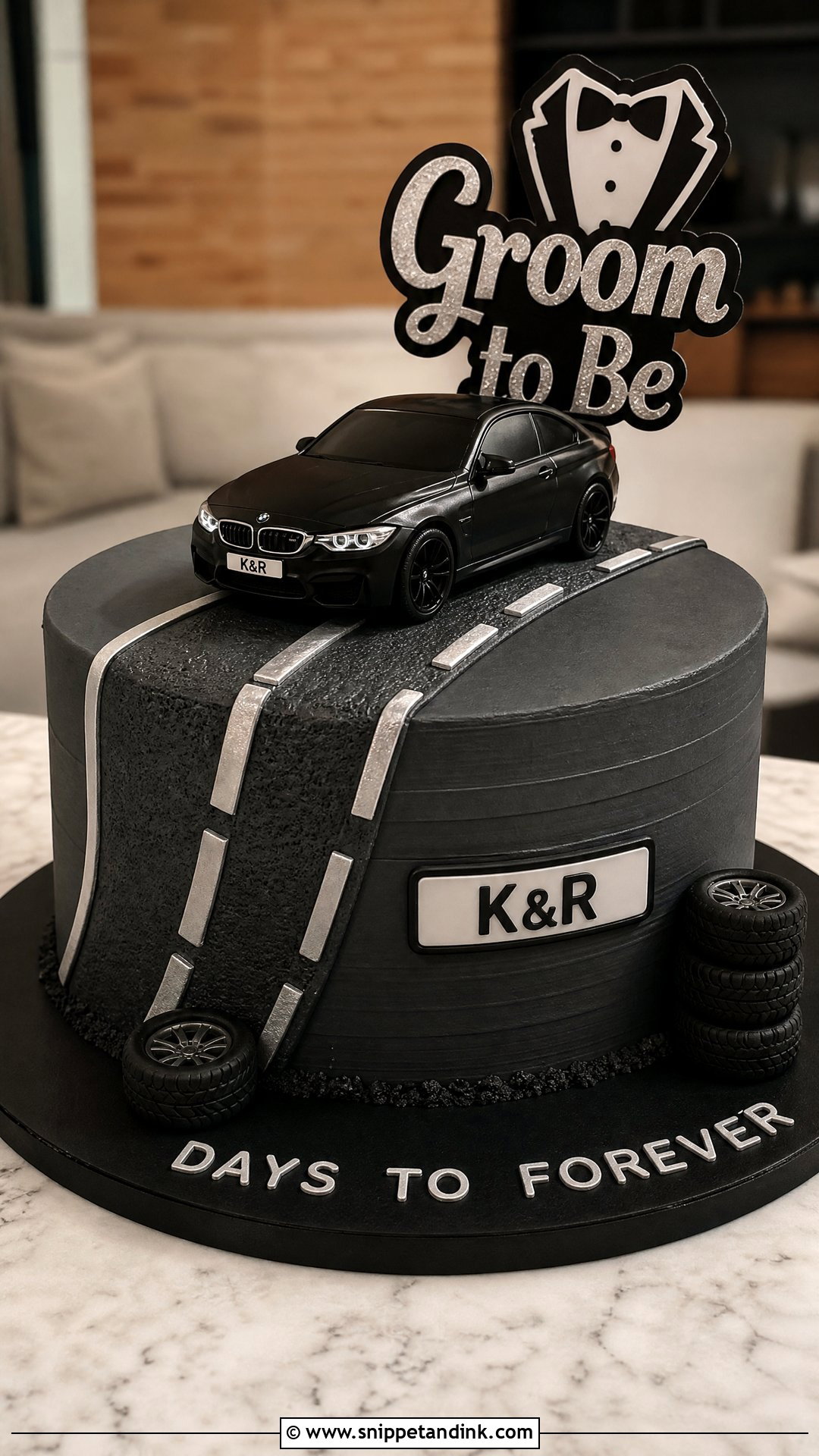 Car Groom Cake - Snippet and Ink - 25 Groom to Be Cake Ideas