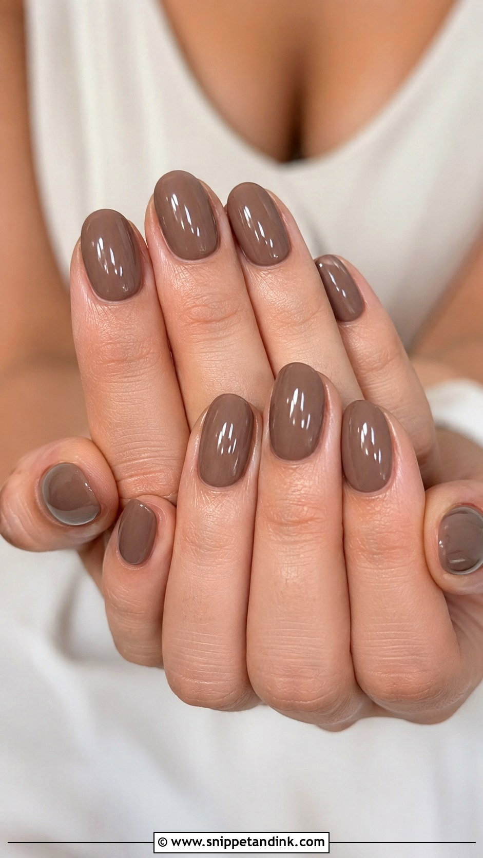 Caramel Brown Wedding Nails - Snippet and Ink - 20 Brown Wedding Nails