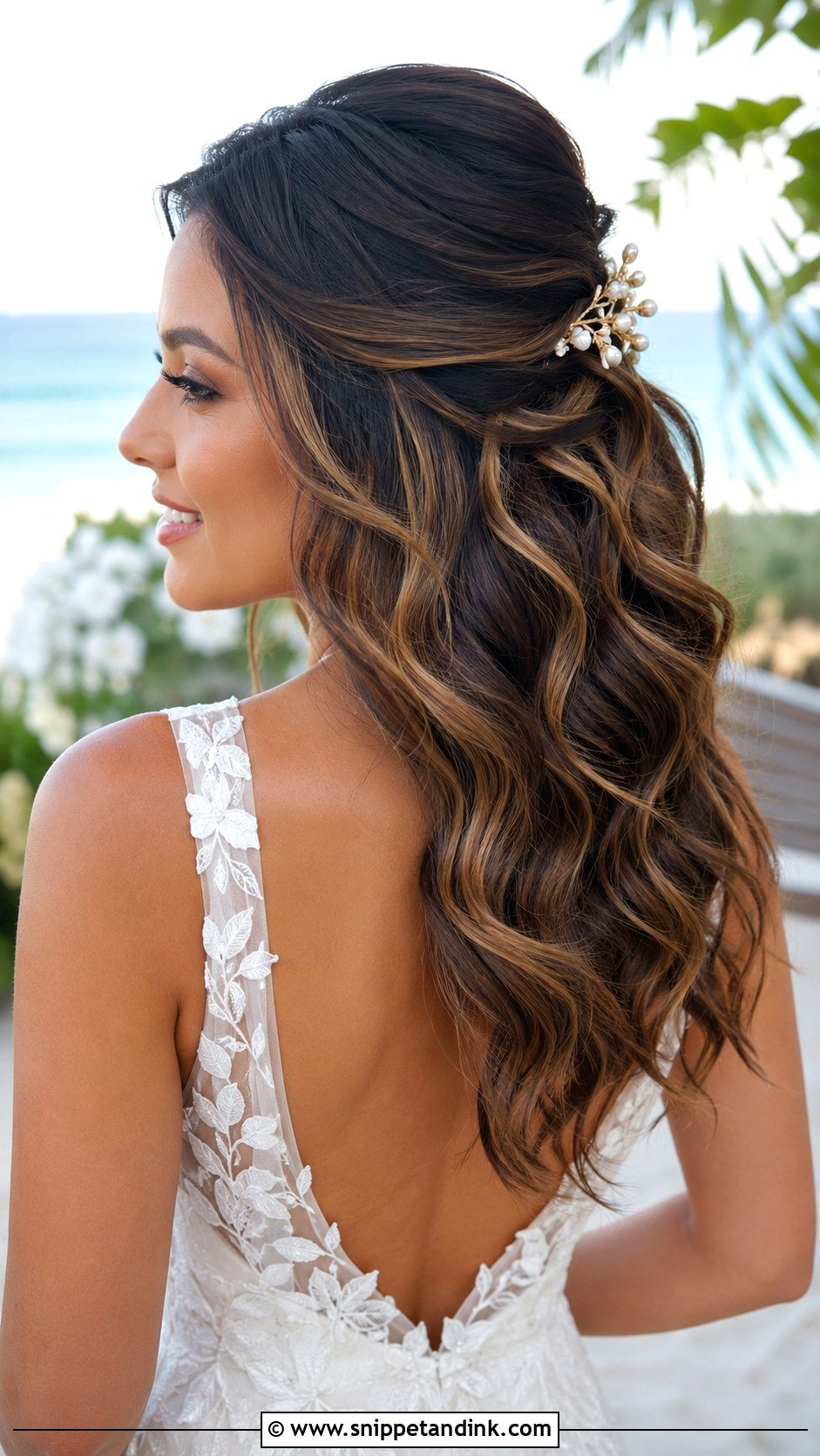 Caramel Highlights for Brides - Snippet and Ink - 20 Bride Hair Color Ideas
