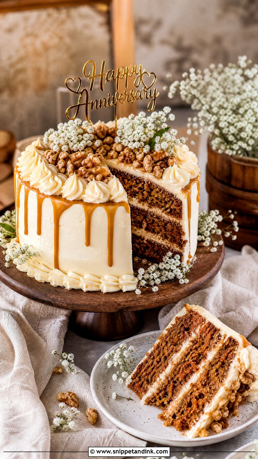 Carrot Anniversary Cake - Snippet and Ink - 35 Anniversary Cake Designs