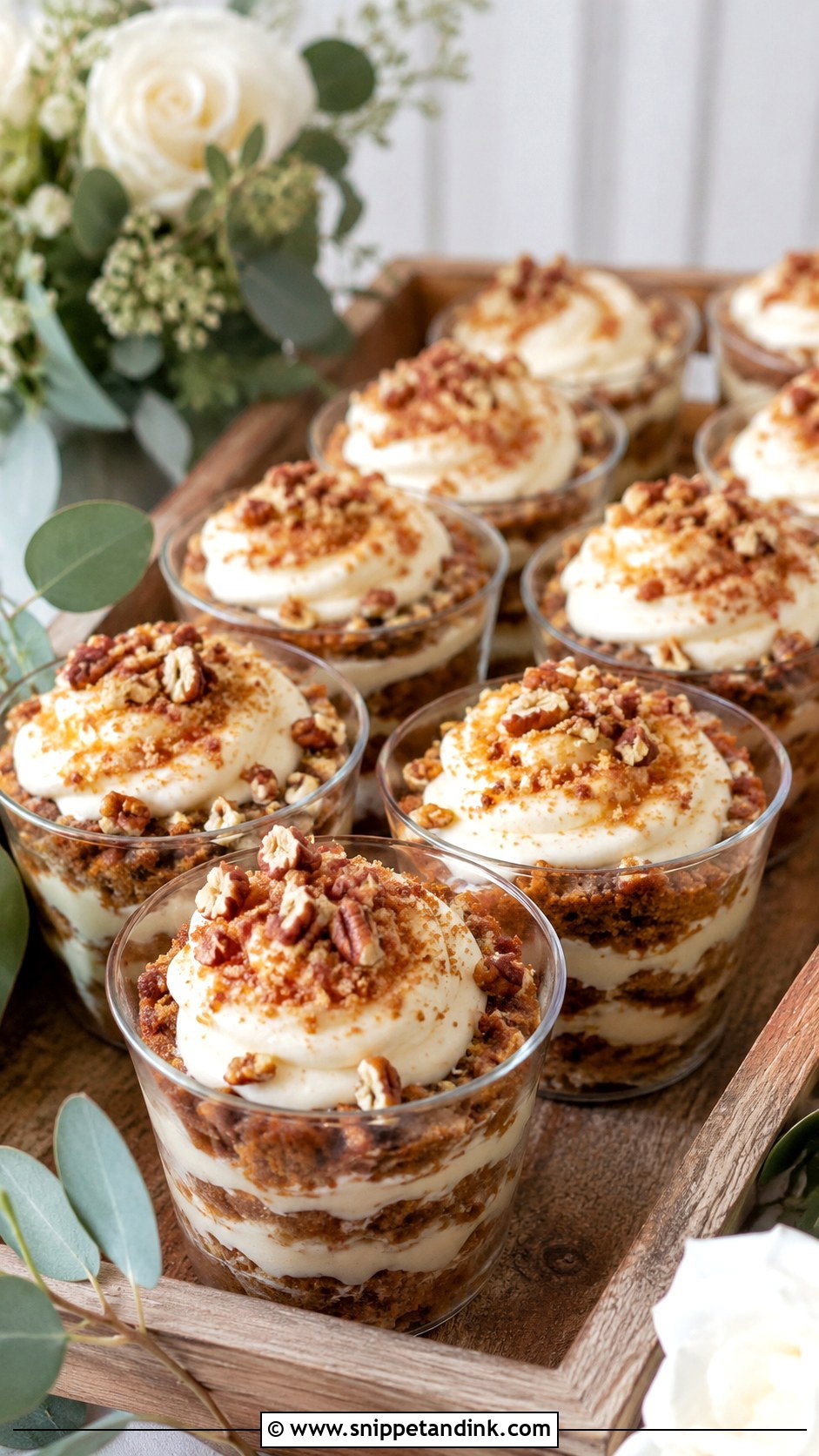 Carrot Cake Wedding Cake Cups - Snippet and Ink - 20 Cake Cups Ideas for Wedding