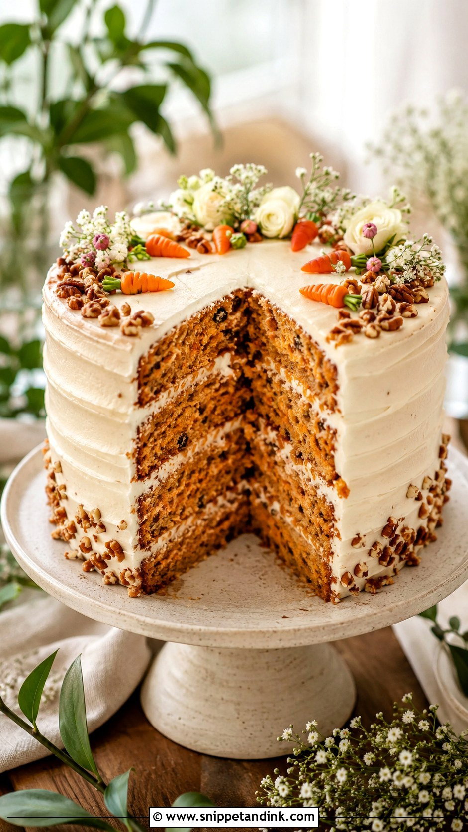 Carrot Wedding Cake - Snippet and Ink - 20 Homemade Wedding Cake Ideas