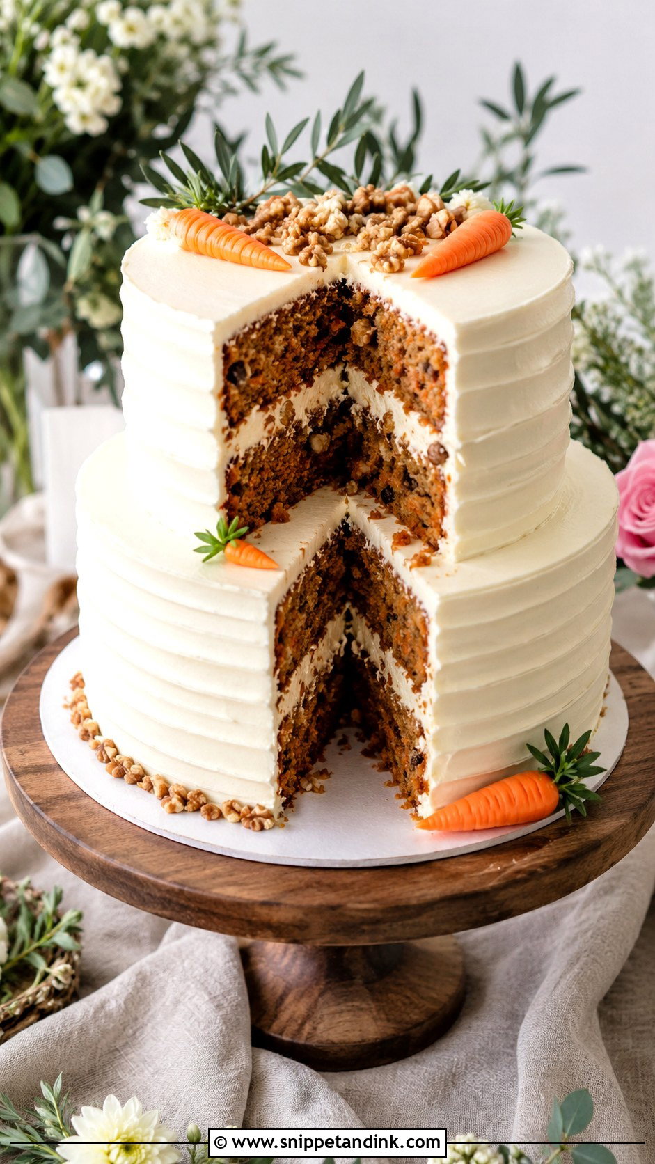Carrot Wedding Cake - Snippet and Ink - 20 Popular Cake Flavors for Wedding