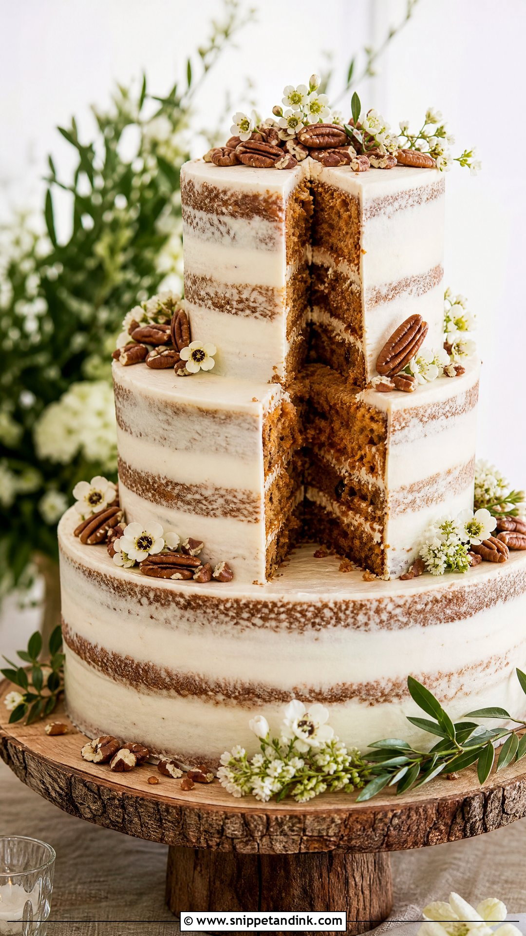 Carrot Wedding Cake - Snippet and Ink - 20 Wedding Cake Flavors