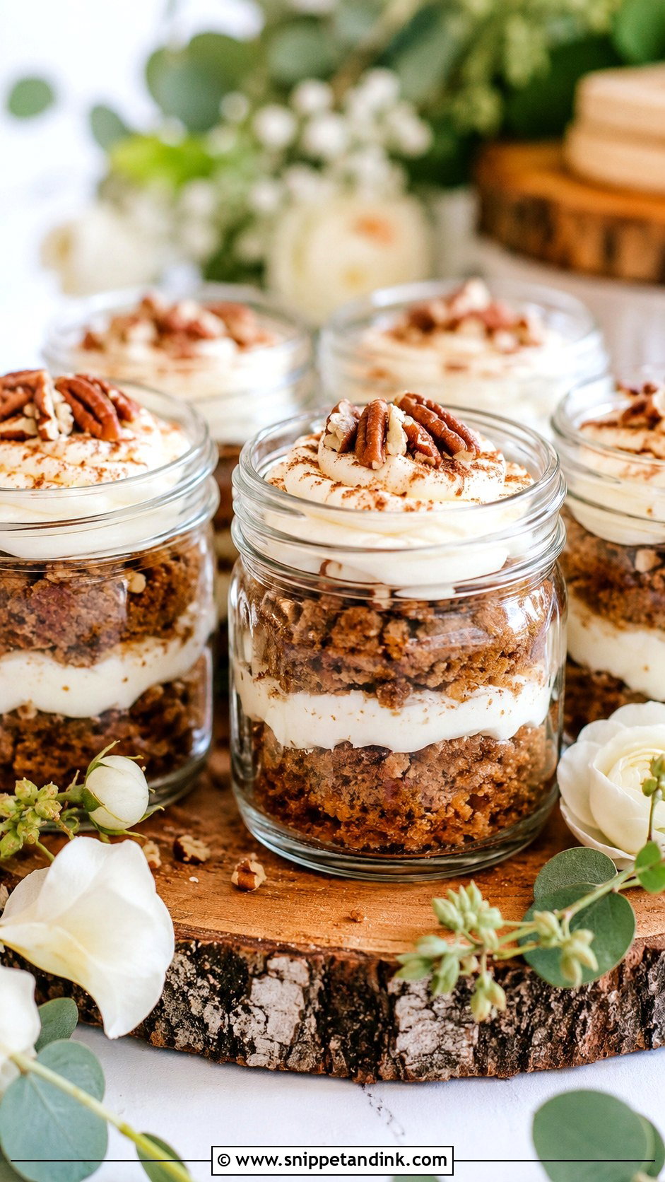 Carrot Wedding Cake In A Jar - Snippet and Ink - 25 Wedding Cake Ideas in a Jar