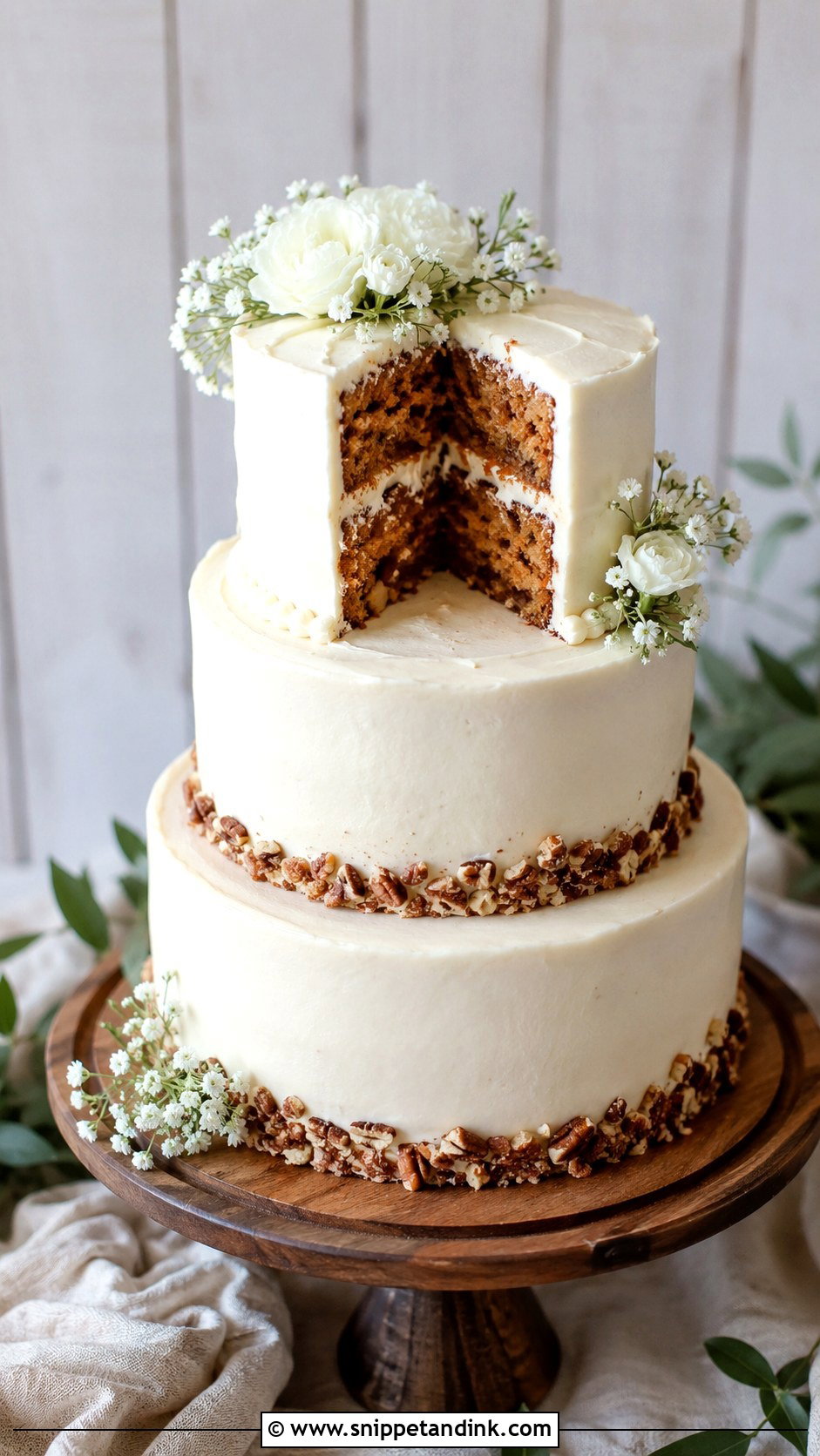 Carrot Wedding Cake - Snippet and Ink - 20 Classic Wedding Cake Recipe