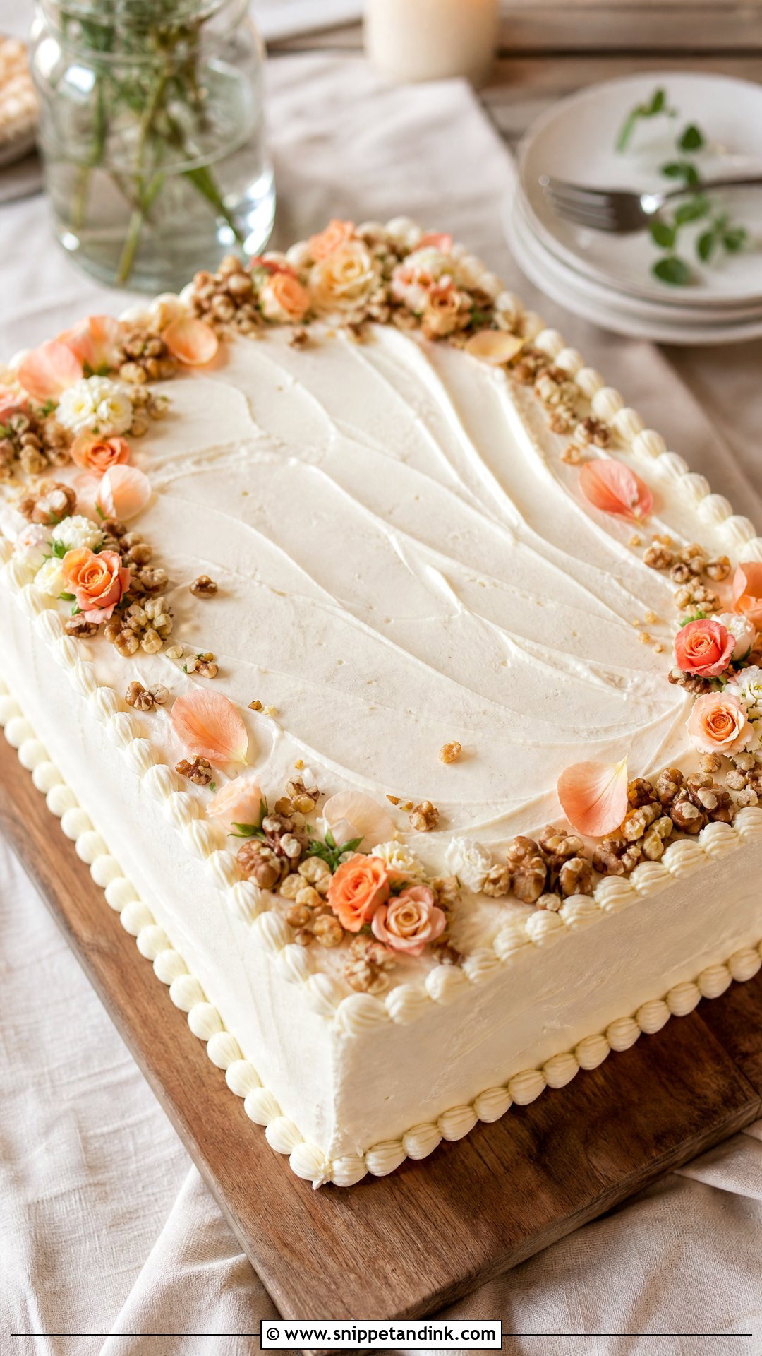 Carrot Wedding Sheet Cake - Snippet and Ink - 20 Wedding Sheet Cakes