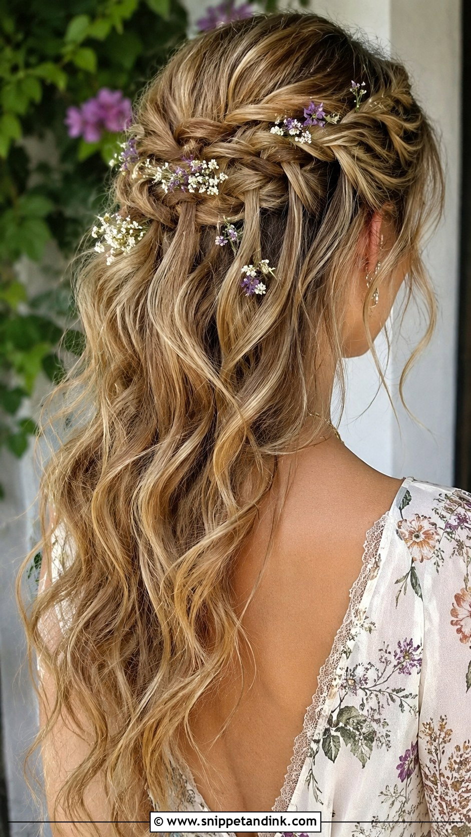 Cascade Braid - Snippet and Ink - 25 Engagement Look Hairstyle Ideas