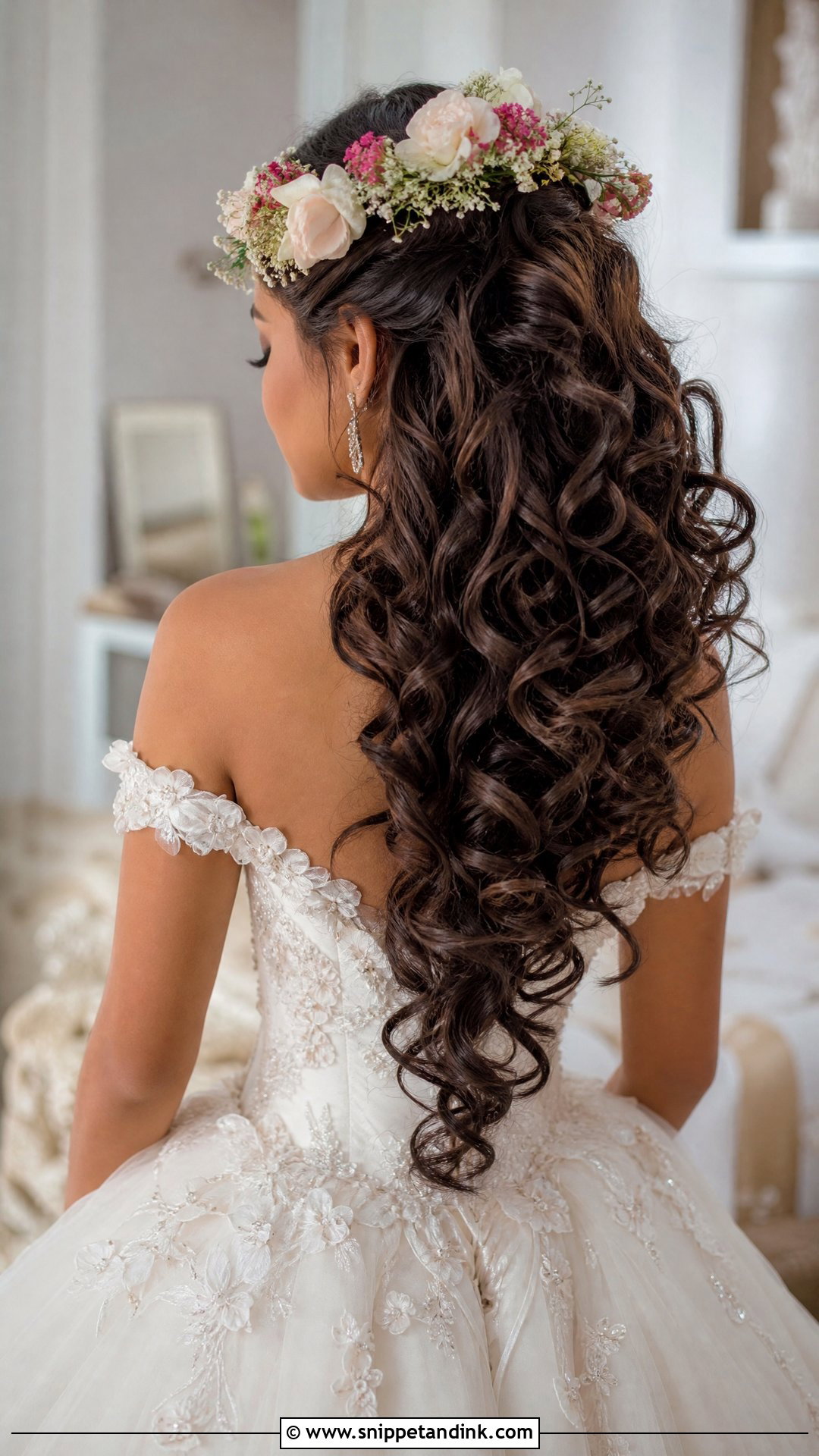 Cascading Curls for Long Hair - Snippet and Ink - 20 Bridal Hairstyle for Long Hair Ideas
