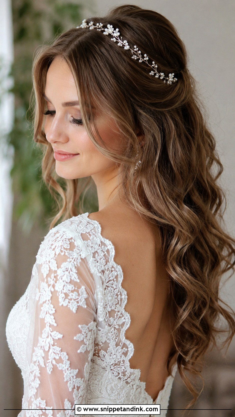 Cascading Loose Waves - Snippet and Ink - 20 Wedding Hairstyle Down Ideas