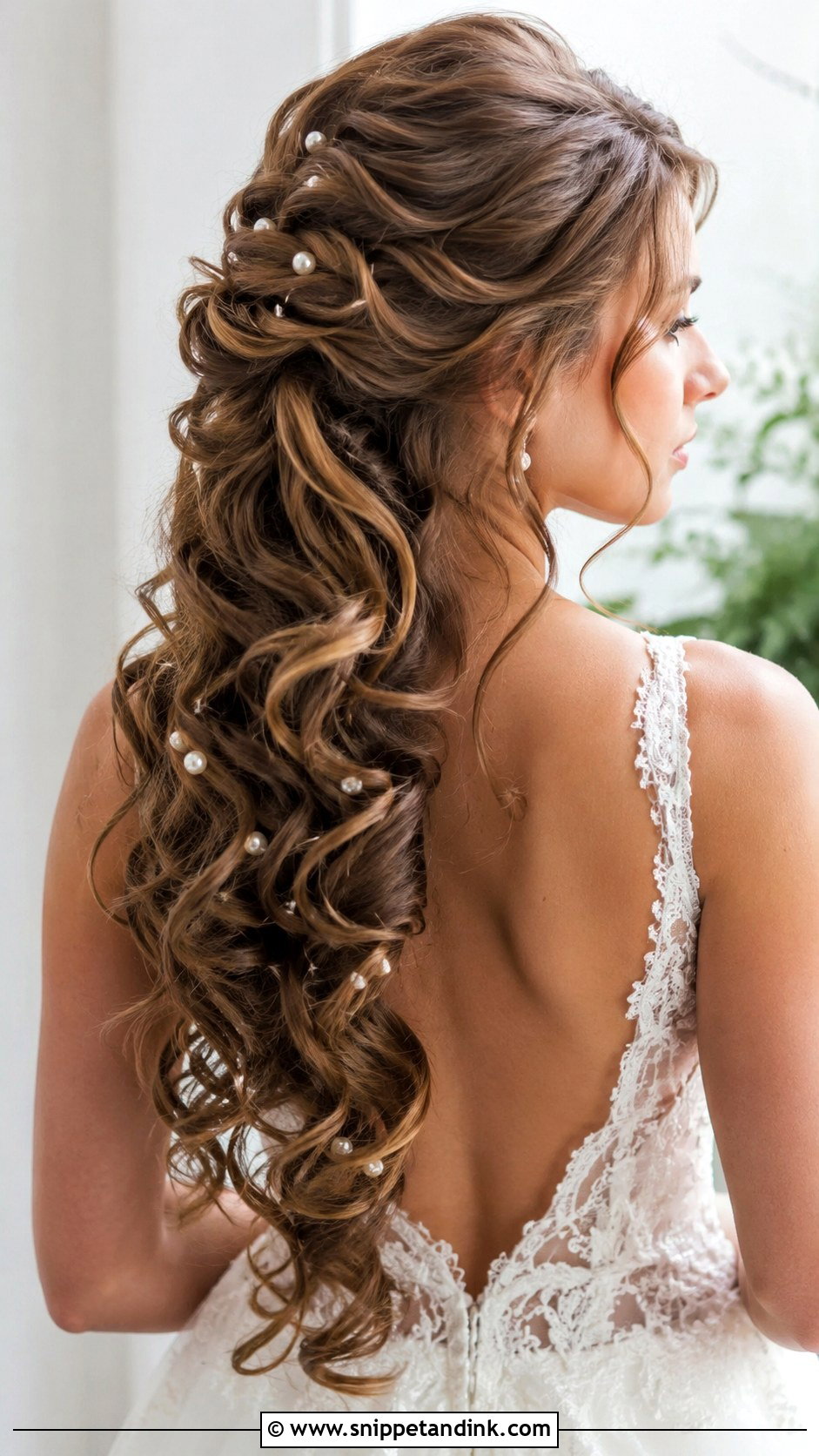 Cascading Waterfall Curls - Snippet and Ink - 20 Wedding Curls Down