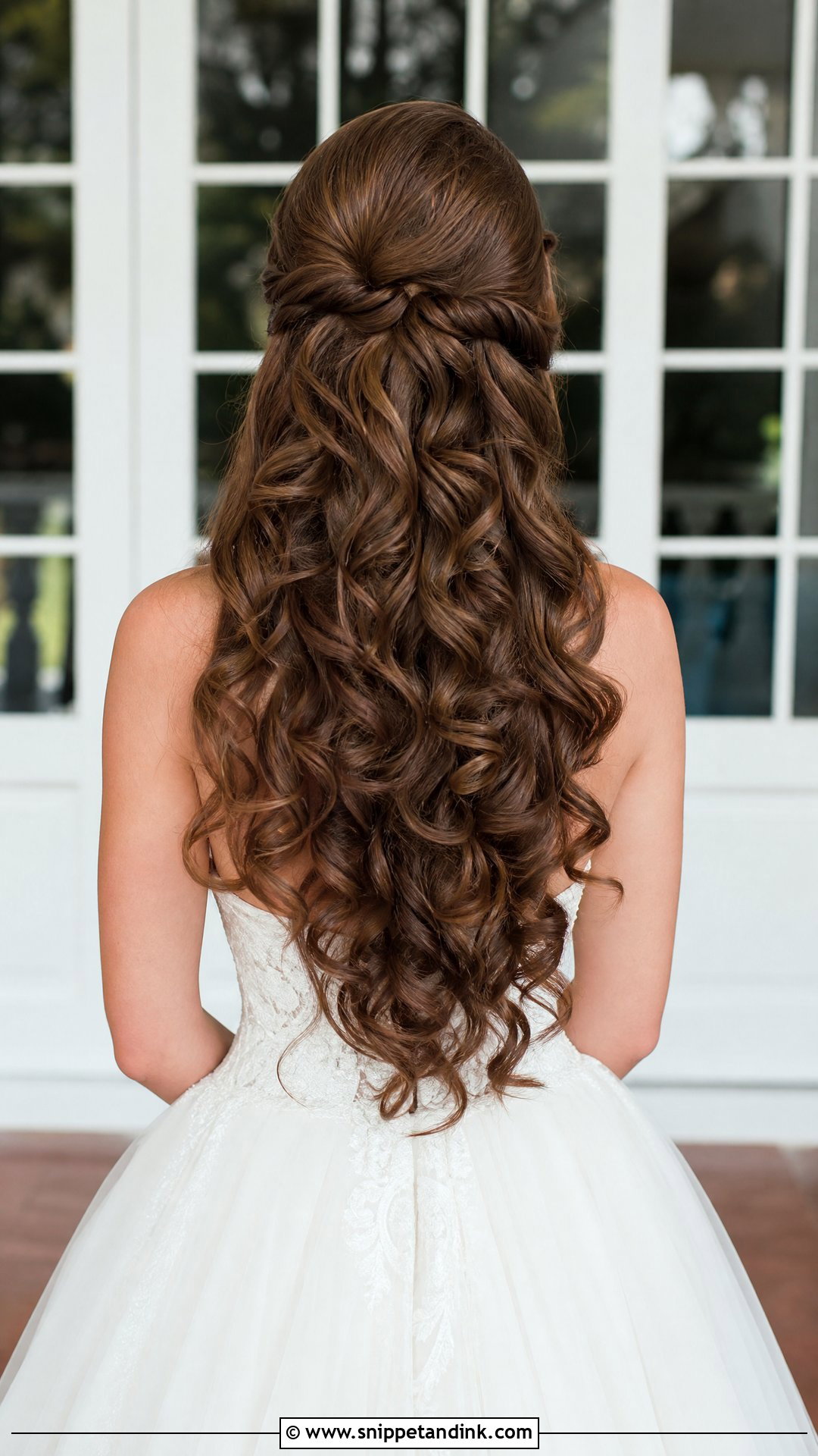 Cascading Waterfall Curls - Snippet and Ink - 20 Bridal Curls Down