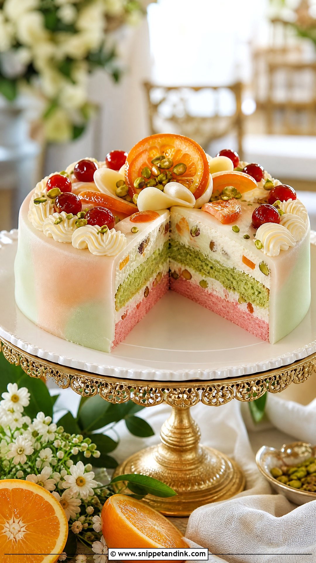 Cassata Wedding Cake - Snippet and Ink - 25 Italian Wedding Cakes
