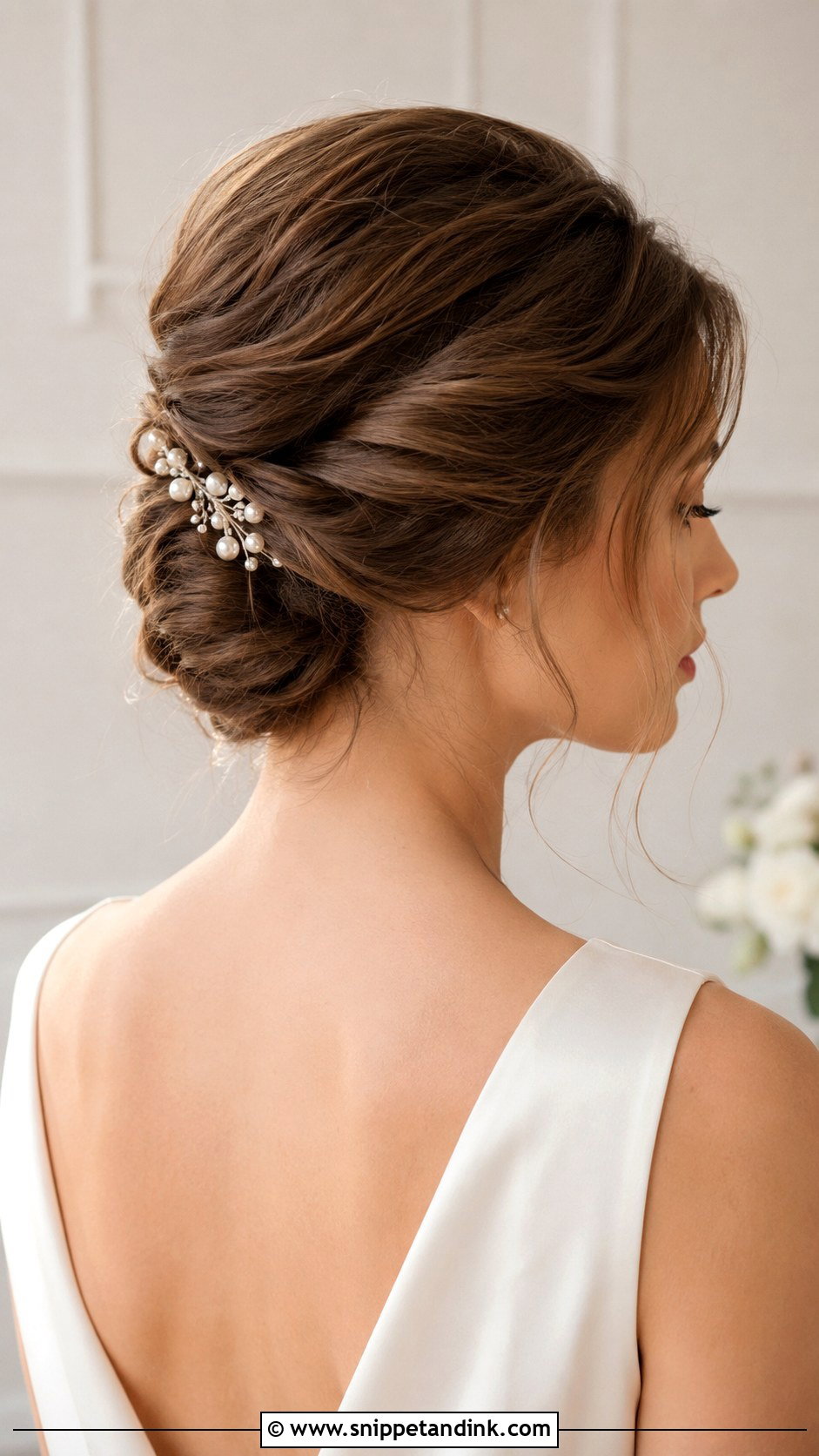 Casual Bridal French Twist - Snippet and Ink - 20 Casual Bridal Hair Ideas