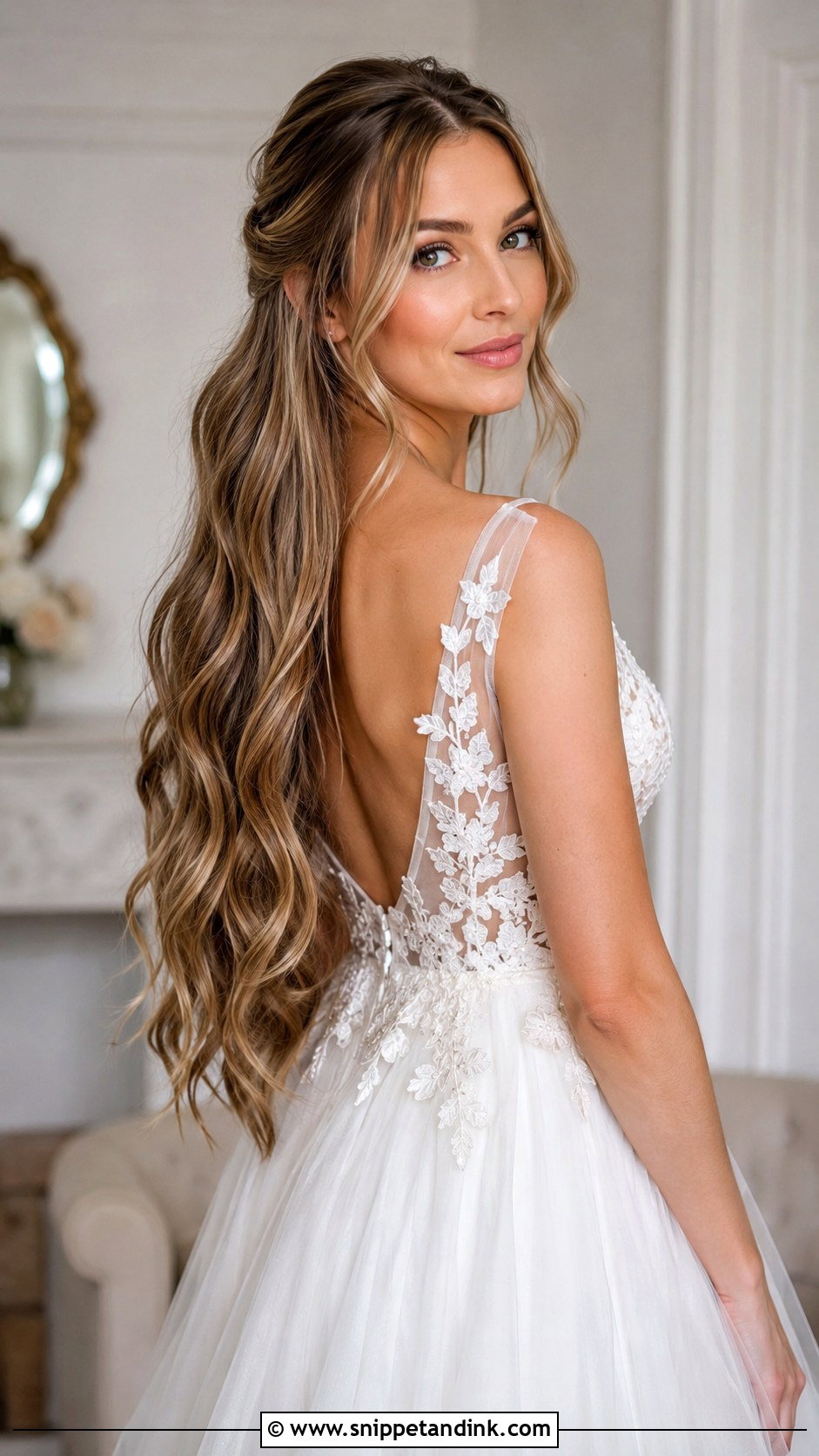 Casual Bridal Long Hair - Snippet and Ink - 20 Casual Bridal Hair Ideas