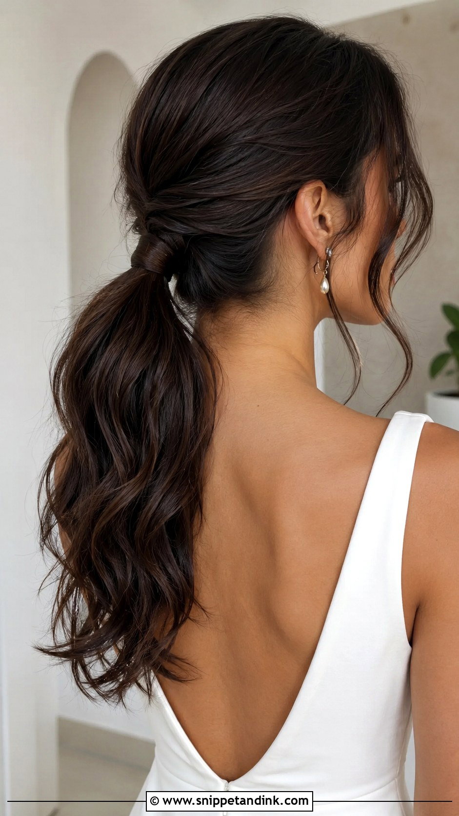 Casual Bridal Ponytail - Snippet and Ink - 20 Casual Bridal Hair Ideas