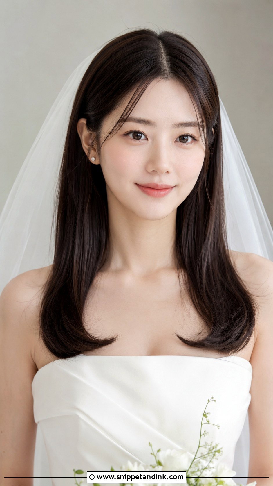 Casual Bridal Straight Hair - Snippet and Ink - 20 Casual Bridal Hair Ideas