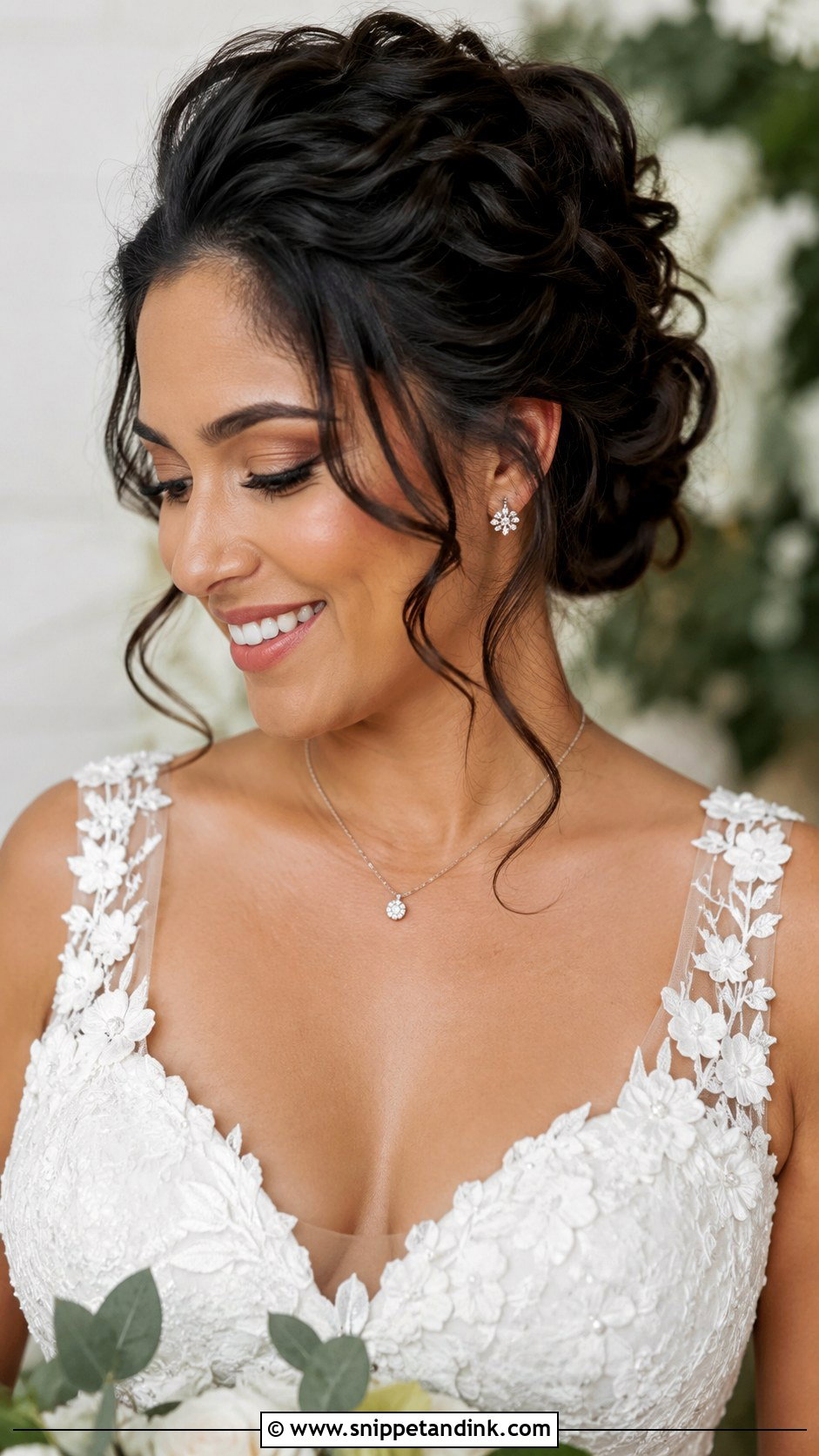 Casual Bridal Textured Updo - Snippet and Ink - 20 Casual Bridal Hair Ideas