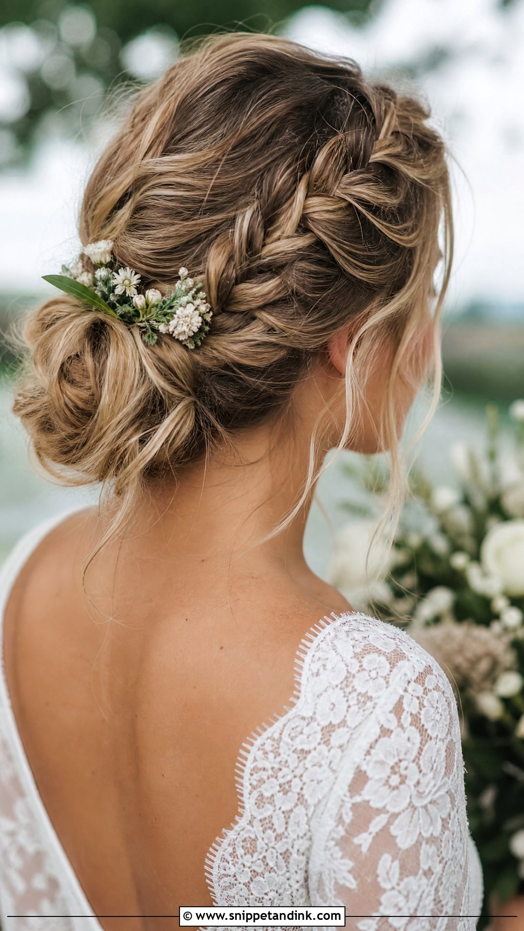 Casual Wedding Boho Braided Updo - Snippet and Ink - 15 Casual Wedding Updo Ideas