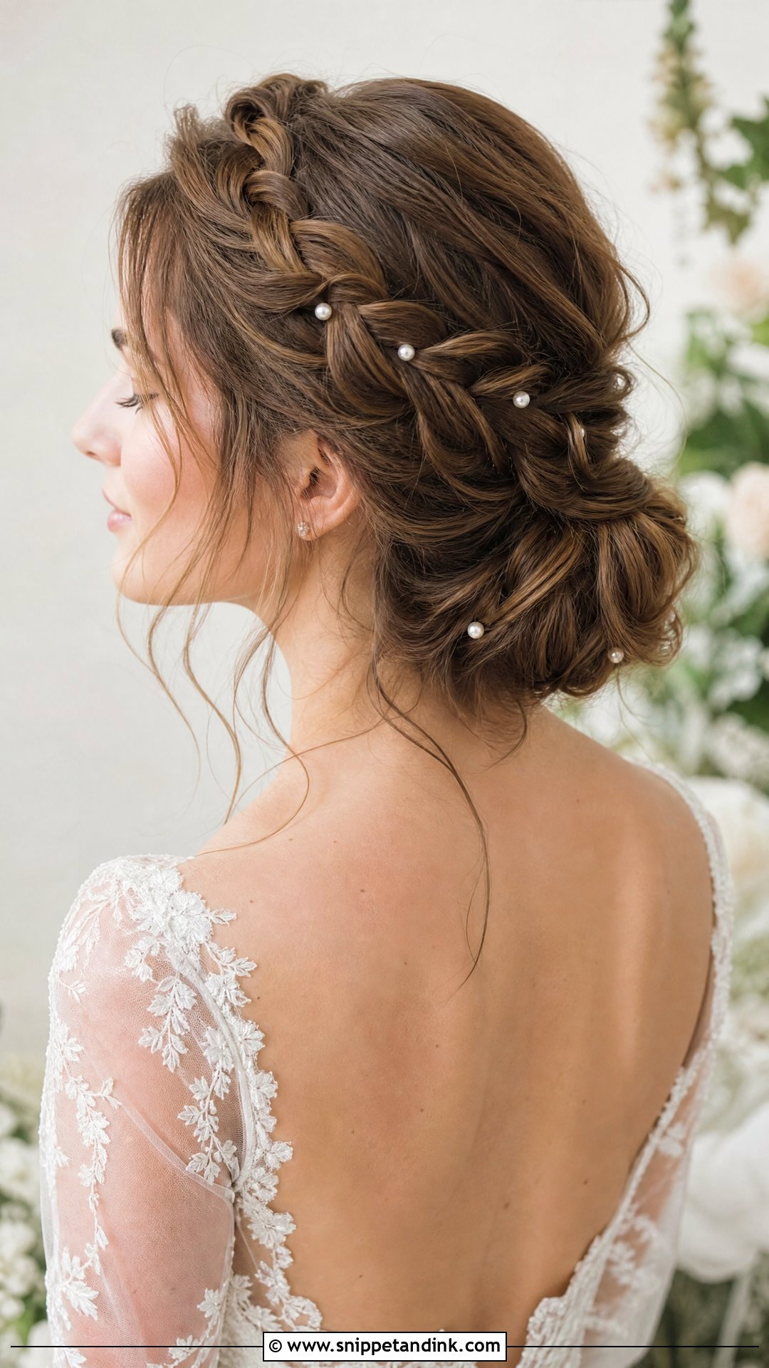 Casual Wedding Crown Braid Updo - Snippet and Ink - 15 Casual Wedding Updo Ideas