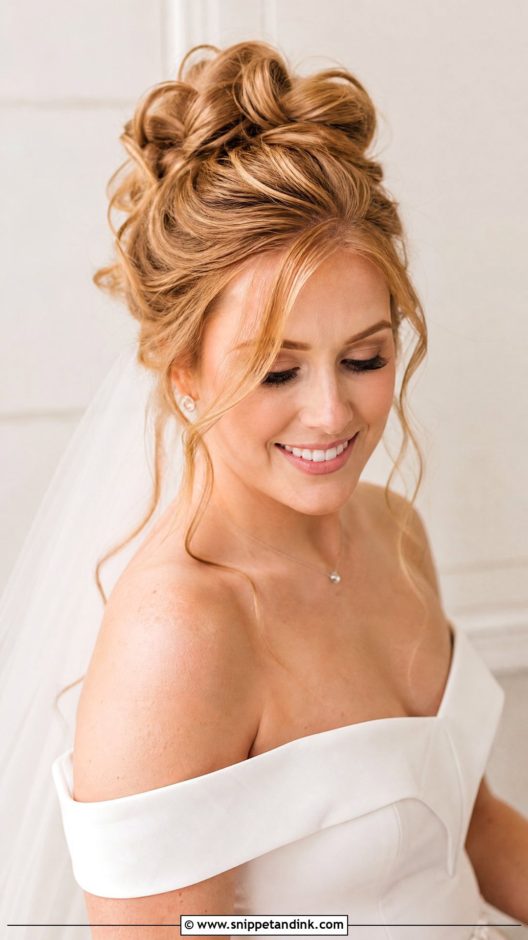 Casual Wedding High Messy Bun - Snippet and Ink - 15 Casual Wedding Updo Ideas