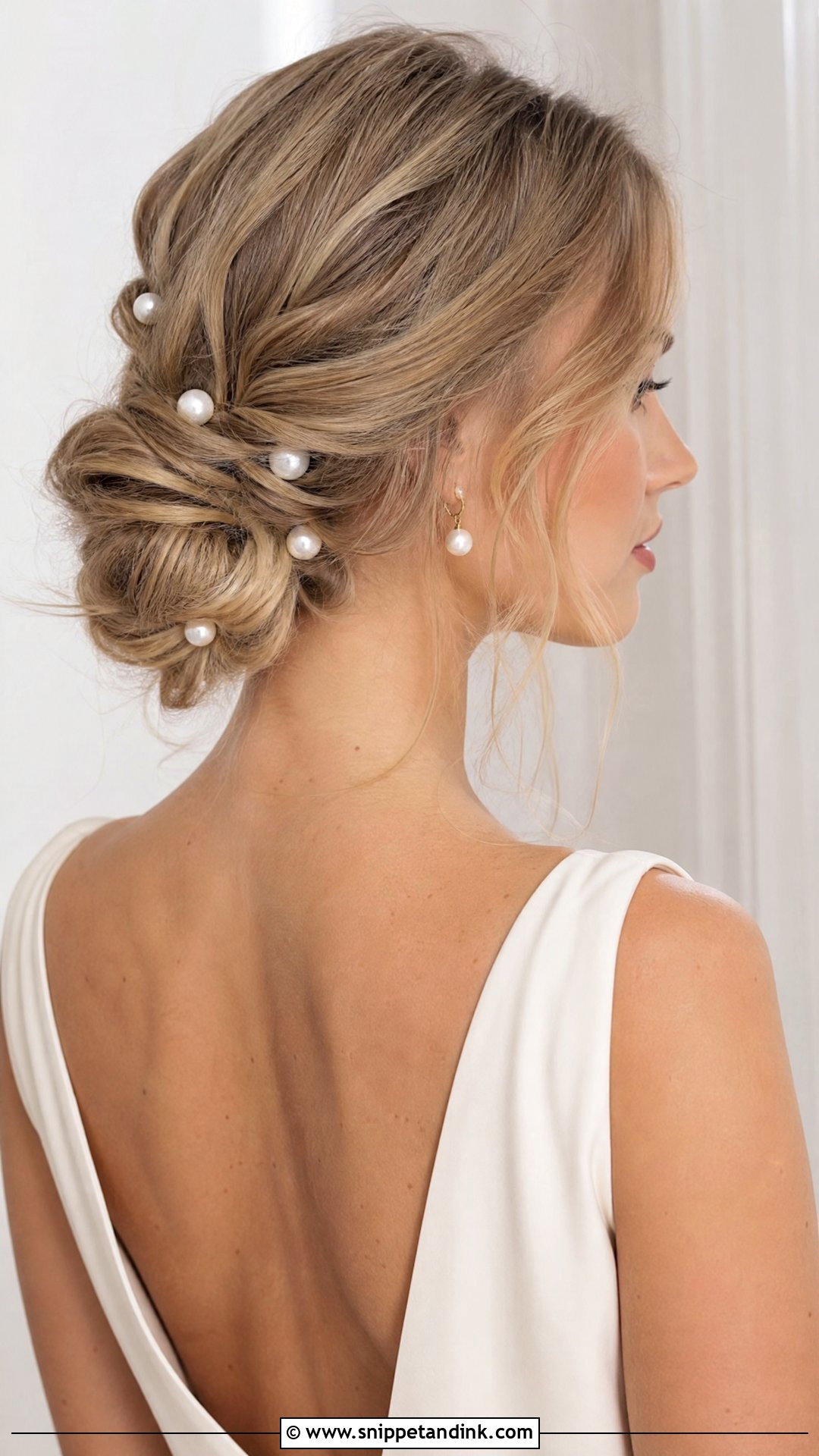 Casual Wedding Updo With Hair Accessories - Snippet and Ink - 15 Casual Wedding Updo Ideas