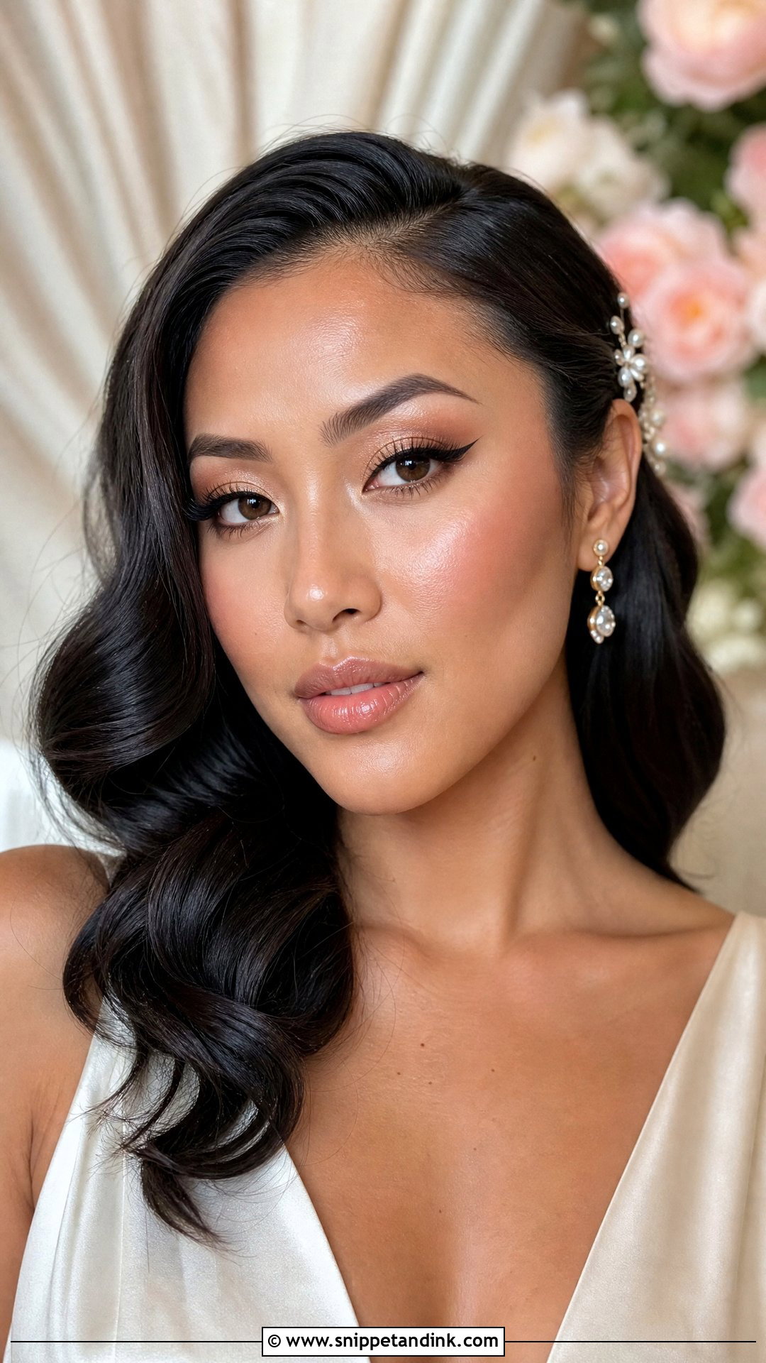 Cat Eye Bridal Makeup For Almond Eyes - Snippet and Ink - 20 Cat Eye Bridal Makeup Ideas