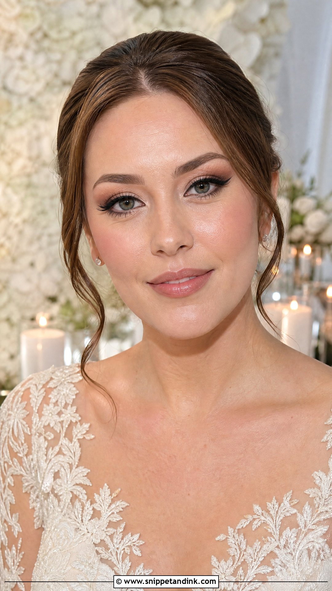 Cat Eye Bridal Makeup For Hooded Eyes - Snippet and Ink - 20 Cat Eye Bridal Makeup Ideas