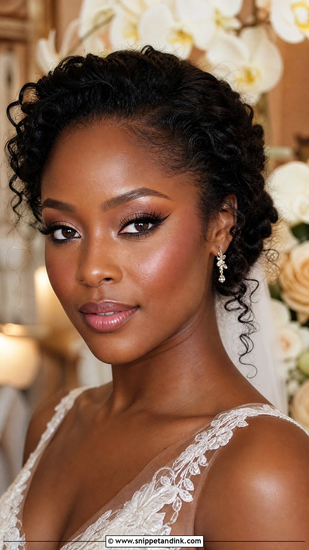 Cat Eye Bridal Makeup With Wispy Lashes - Snippet and Ink - 20 Cat Eye Bridal Makeup Ideas