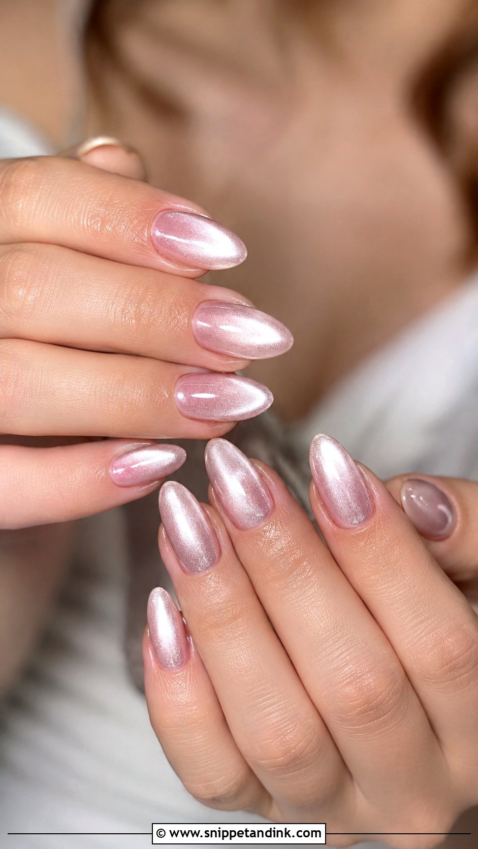 Cat Eye Bride Nail Extension - Snippet and Ink - 20 Nail Extension for Bride Ideas