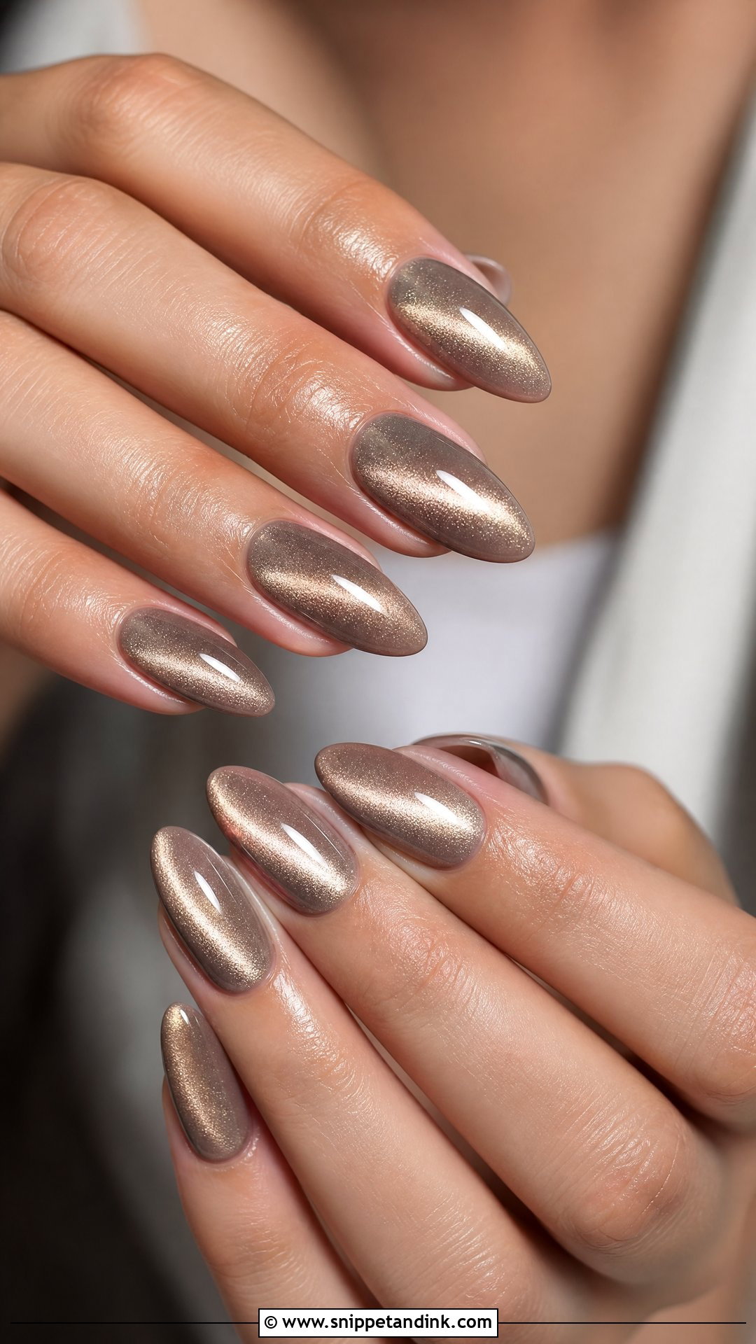Cat Eye Bridesmaid Nails - Snippet and Ink - 35 Bridesmaid Nails