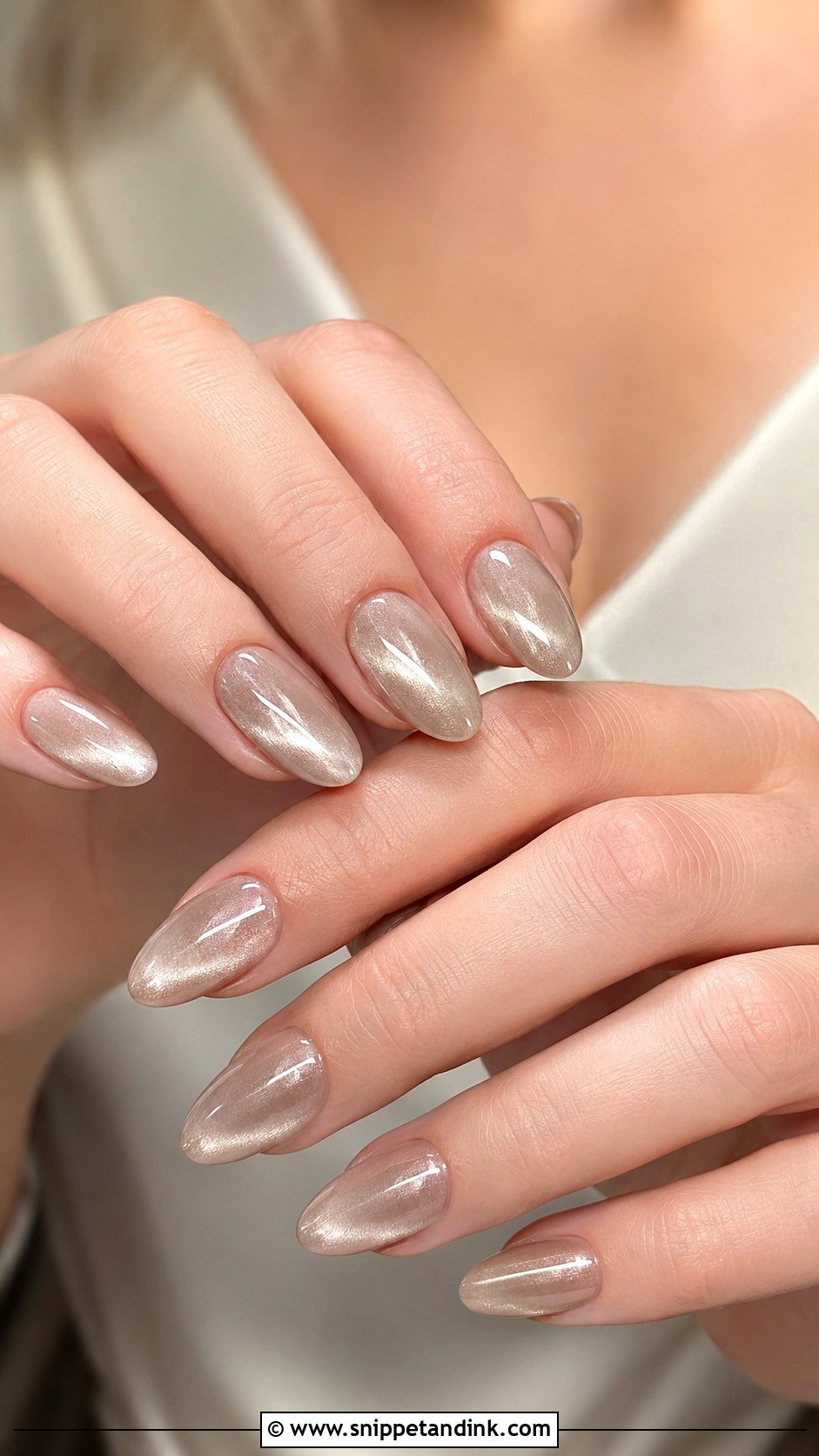 Cat Eye Bridesmaid Nails - Snippet and Ink - 20 Nails for a Wedding Bridesmaid