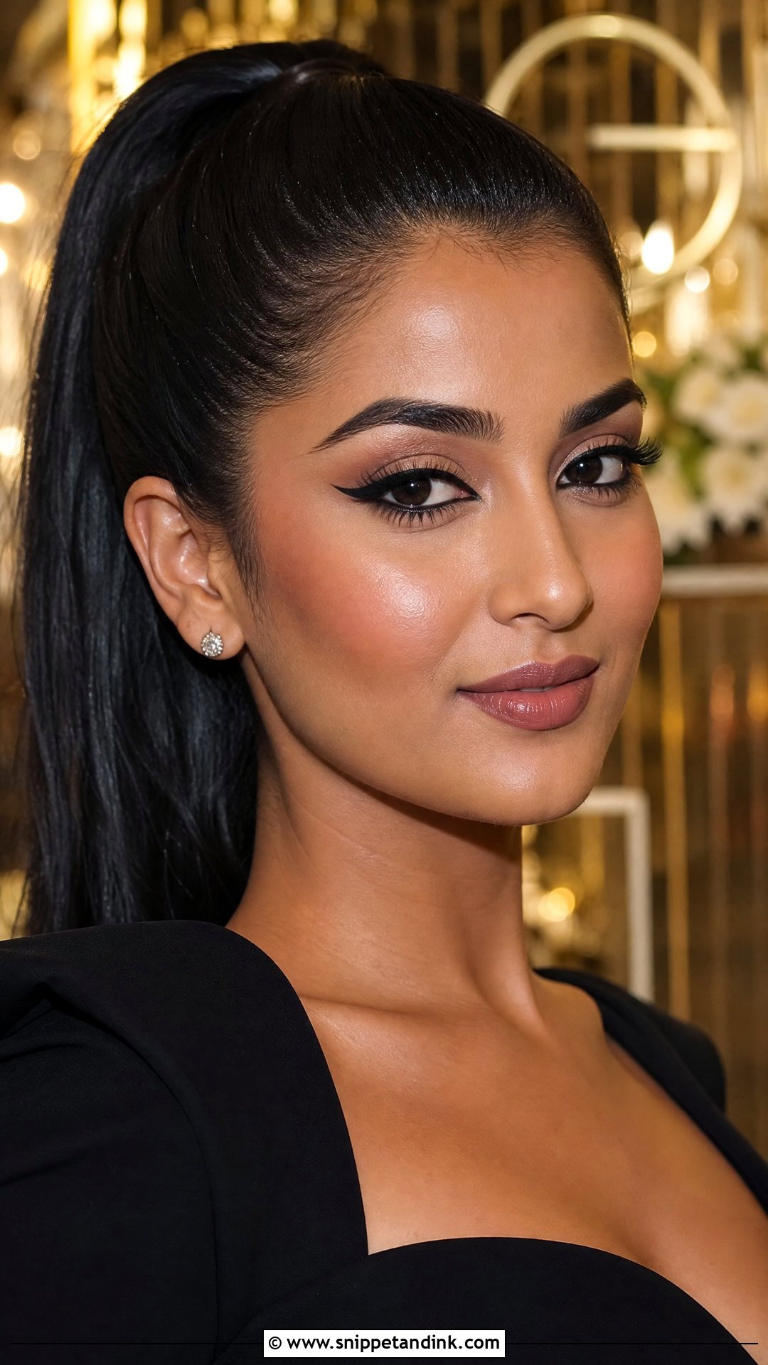 Cat Eye Engagement Makeup - Snippet and Ink - 30 Engagement Makeup Ideas