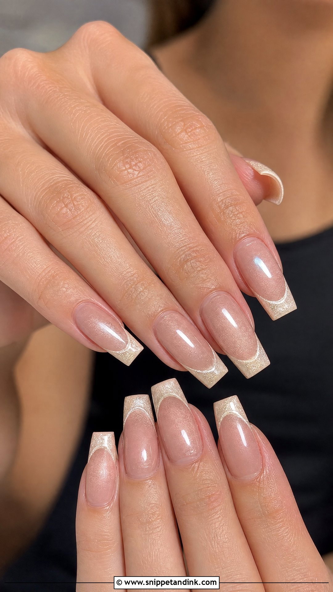 Cat Eye French Wedding Nails - Snippet and Ink - 25 French Wedding Nails