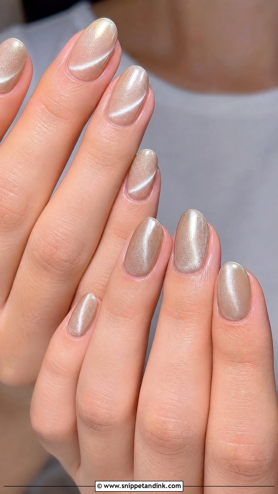 Cat Eye Wedding Nails - Snippet and Ink - 25 Wedding Nail Art Designs