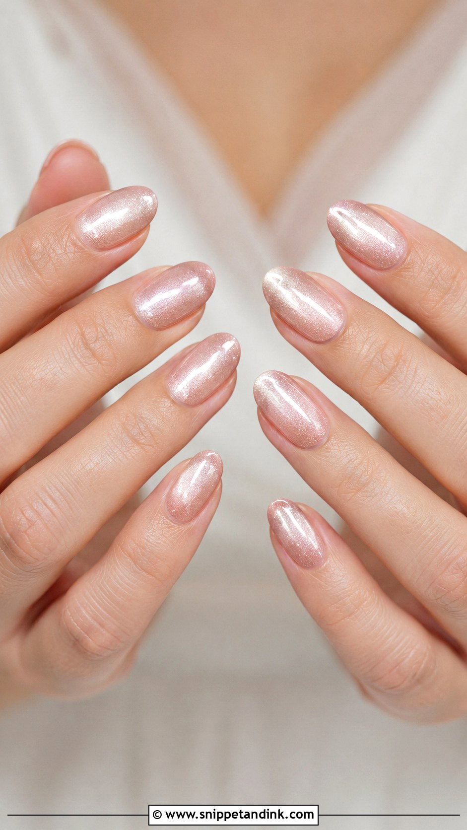 Cat Eye Wedding Nails - Snippet and Ink - 30 Best Wedding Nails Brides