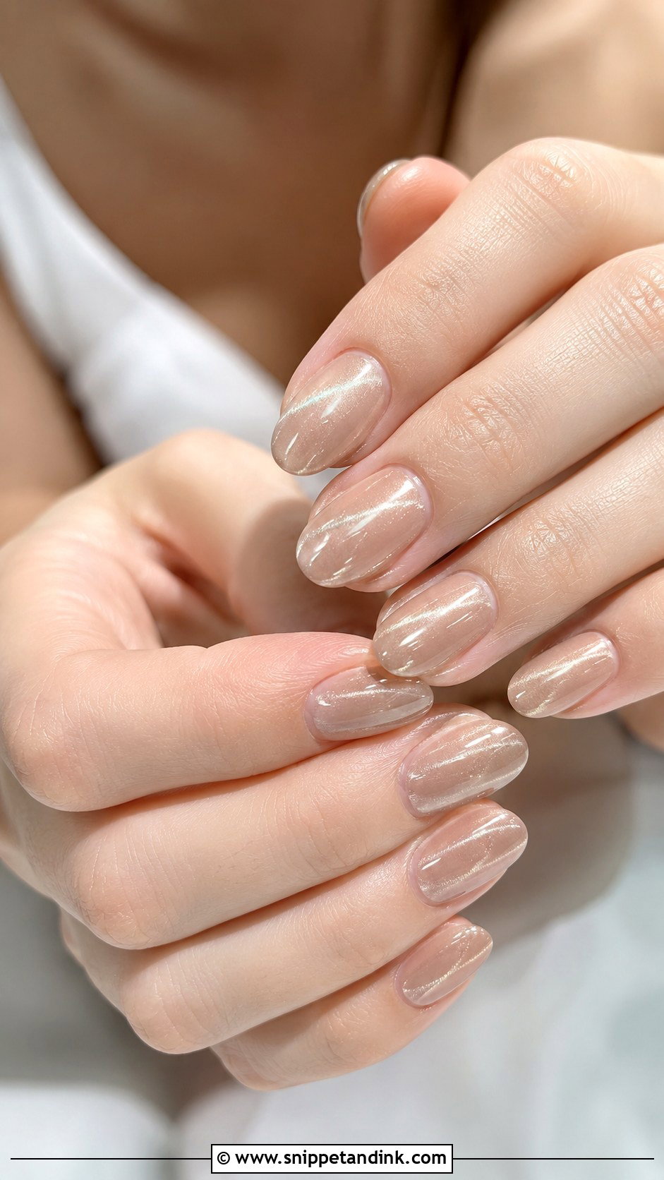 Cat Eye Wedding Nails - Snippet and Ink - 30 Wedding Nail Inspo for Bride Ideas