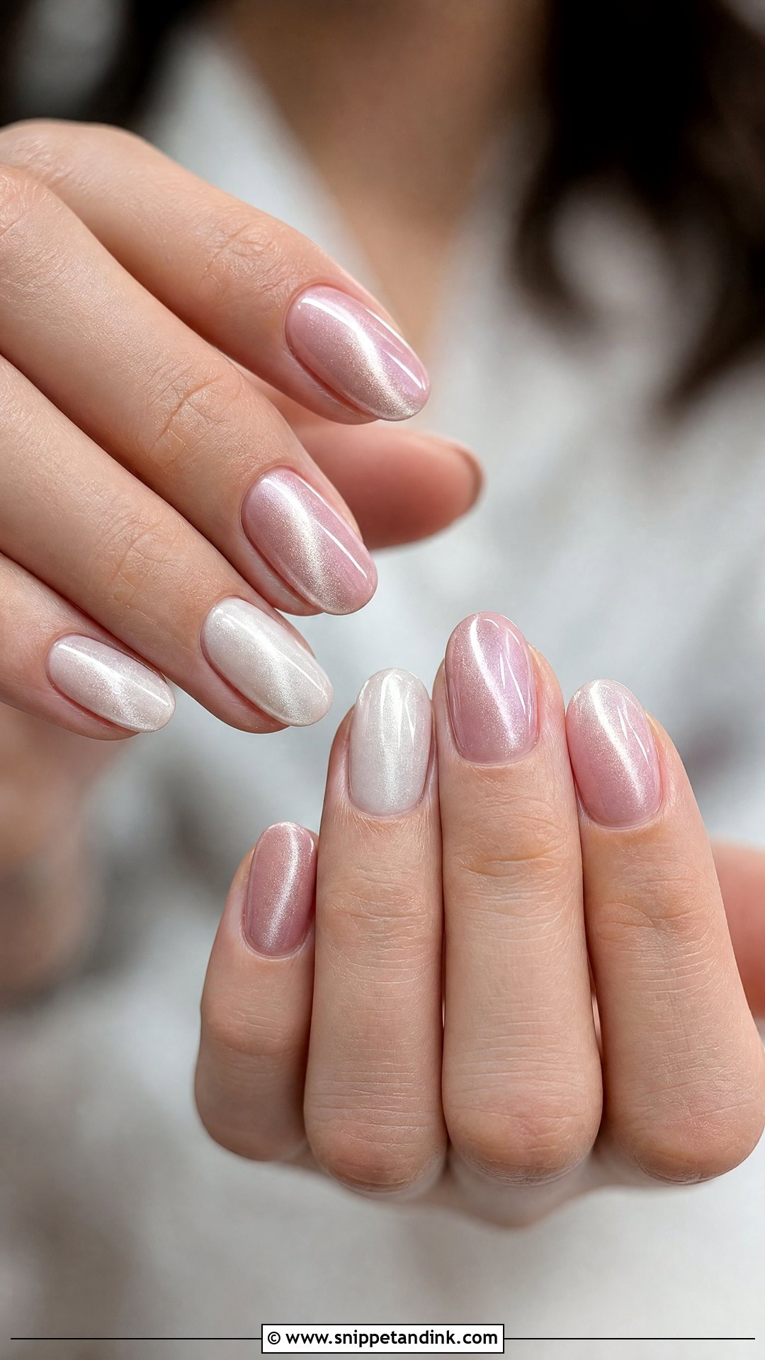 Cat Eye Wedding Nails - Snippet and Ink - 35 Wedding Nails Design