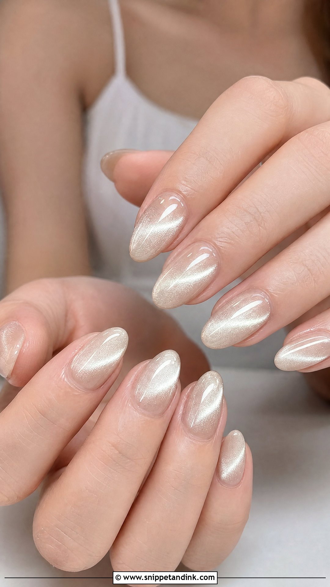 Cat Eye Wedding Nails - Snippet and Ink - 35 Wedding Nails for Bride