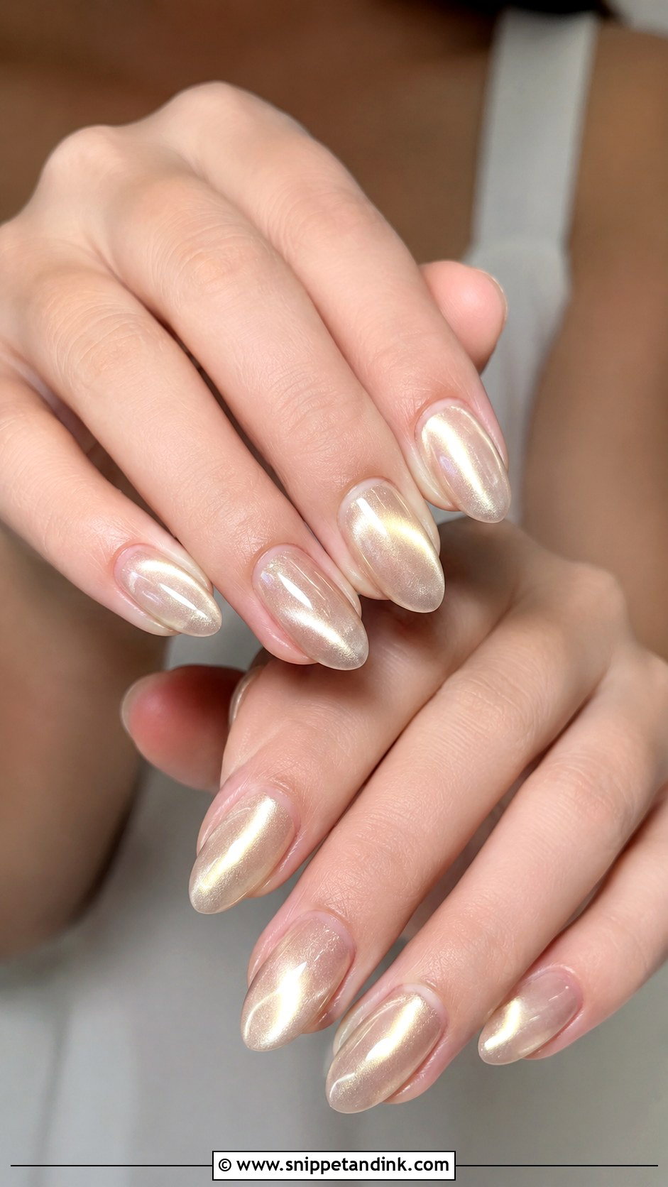 Cat Eye Wedding Nails - Snippet and Ink - 20 Wedding Inspired Nails