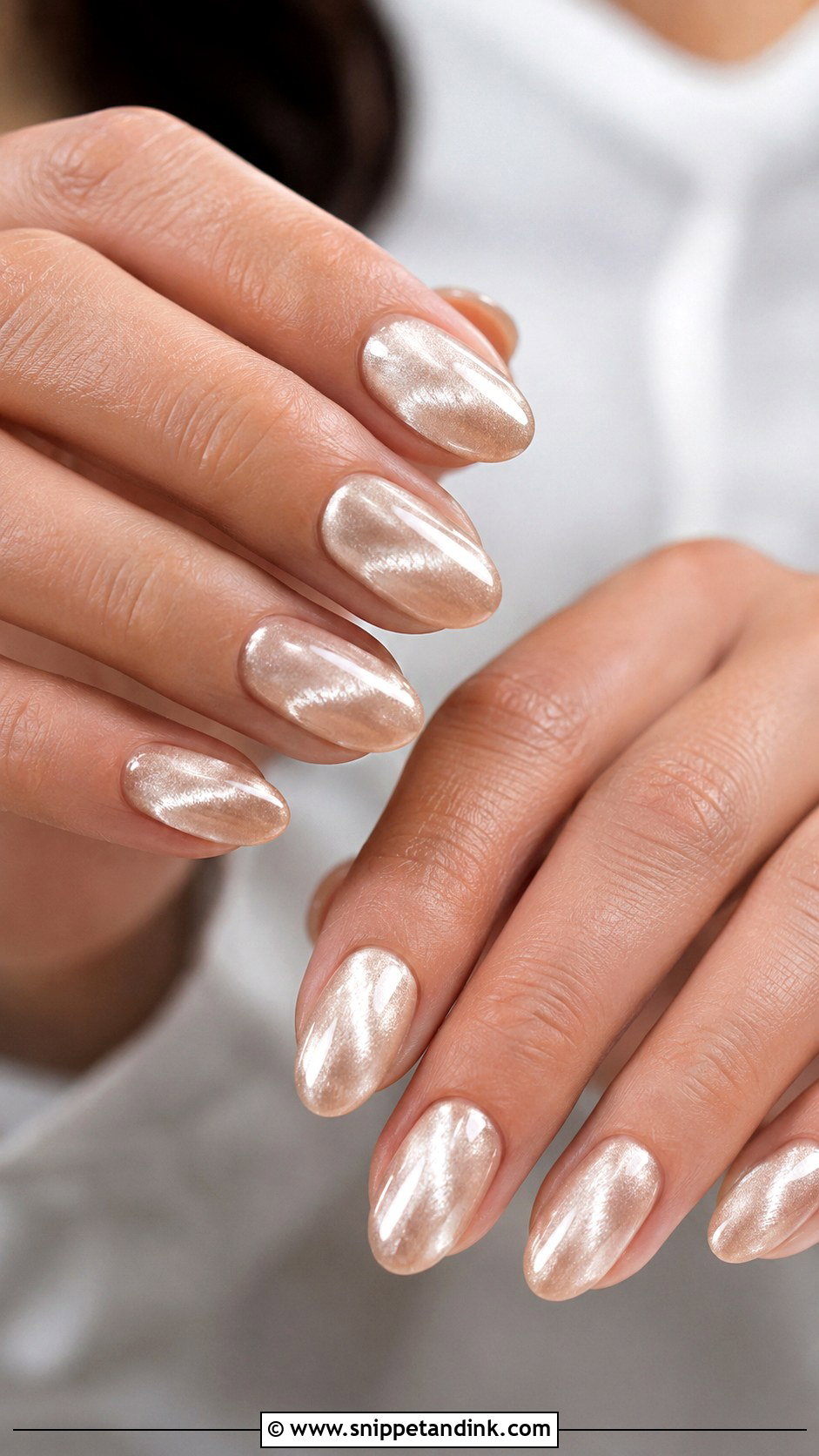 Cat Eye Wedding Nails - Snippet and Ink - 20 Wedding Nail Ideas 2025