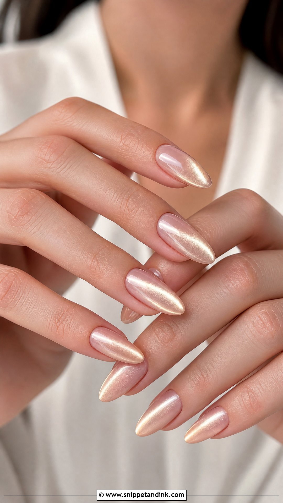 Cat Eye Wedding Nails - Snippet and Ink - 25 Trendy Wedding Nails